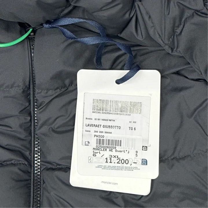 Moncler Moncler FW25 Laveraet Logo Hooded Short Down Jacket Size US XXL / EU 58 / 5 - 3 Thumbnail