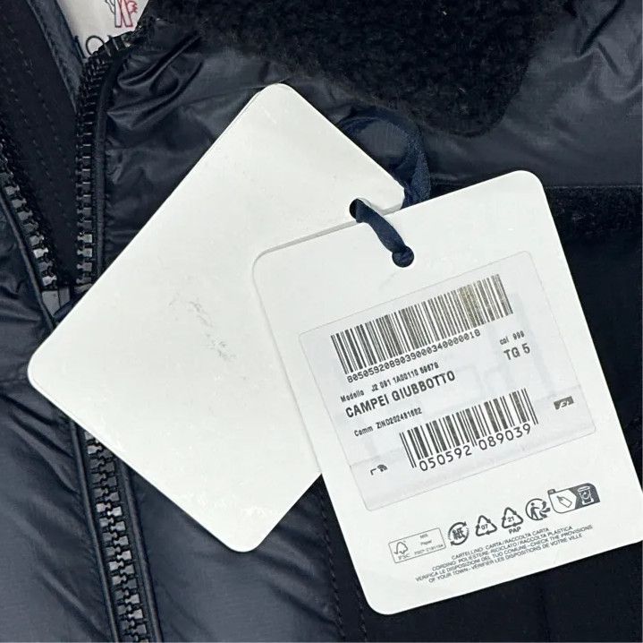 Moncler Moncler Campei FW24 Logo Zip Fur Collar Down Jacket Size US XXL / EU 58 / 5 - 5 Thumbnail