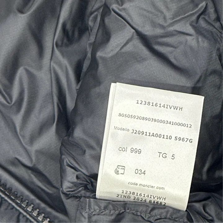 Moncler Moncler Campei FW24 Logo Zip Fur Collar Down Jacket Size US XXL / EU 58 / 5 - 2 Thumbnail