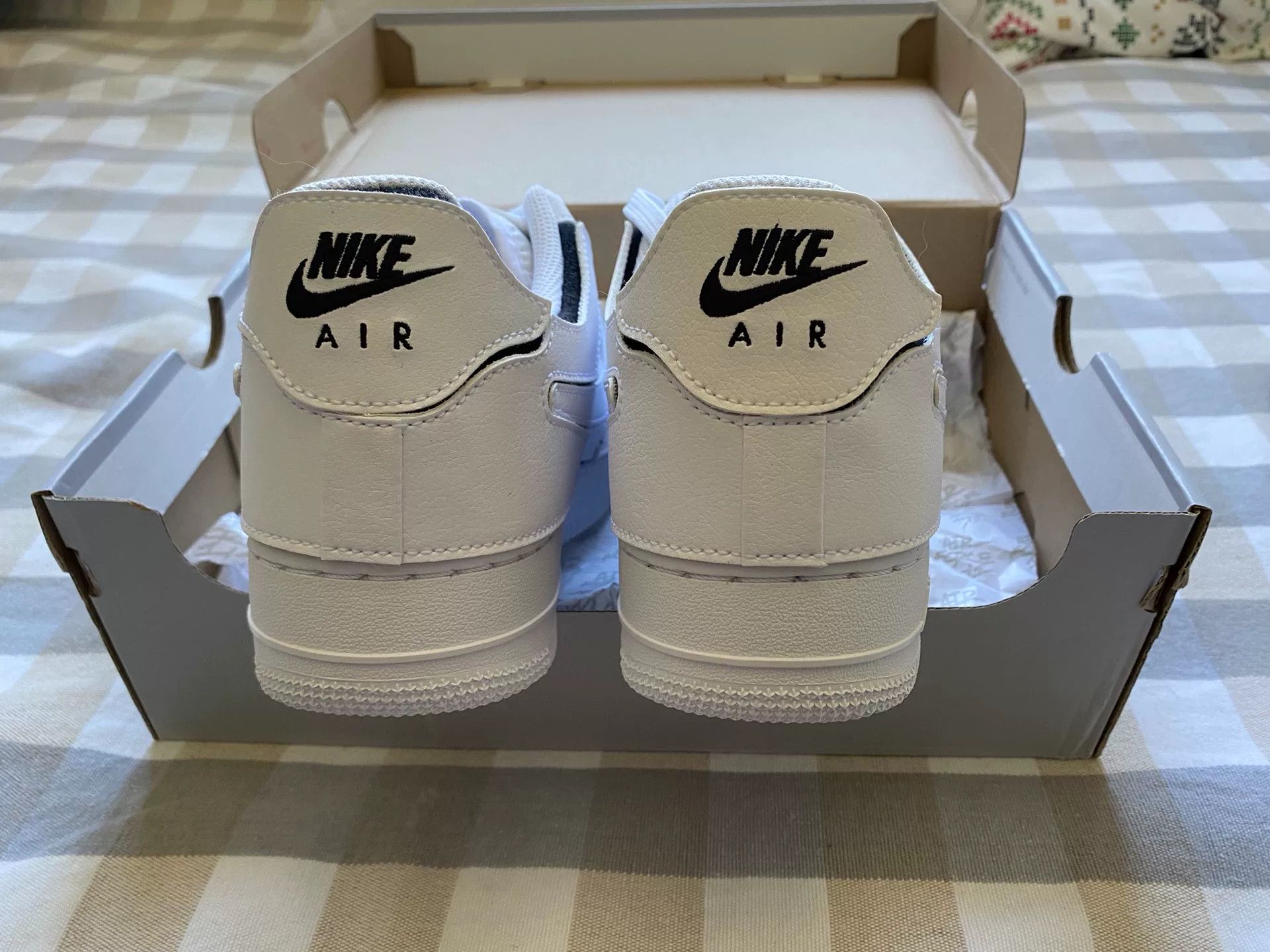 Nike Nike Air Force 1 Low White Orange Size US 9 / EU 42 - 2 Thumbnail