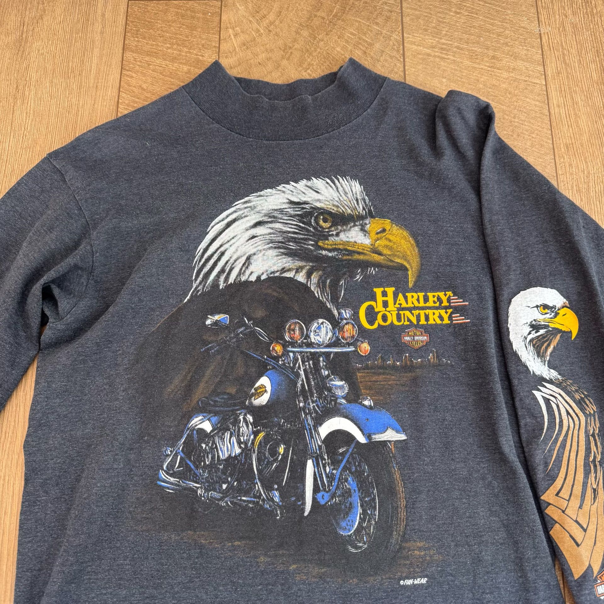Harley Davidson Harley Davidson Vintage Long Sleeve Sweatshirt Size US M / EU 48-50 / 2 - 3 Thumbnail