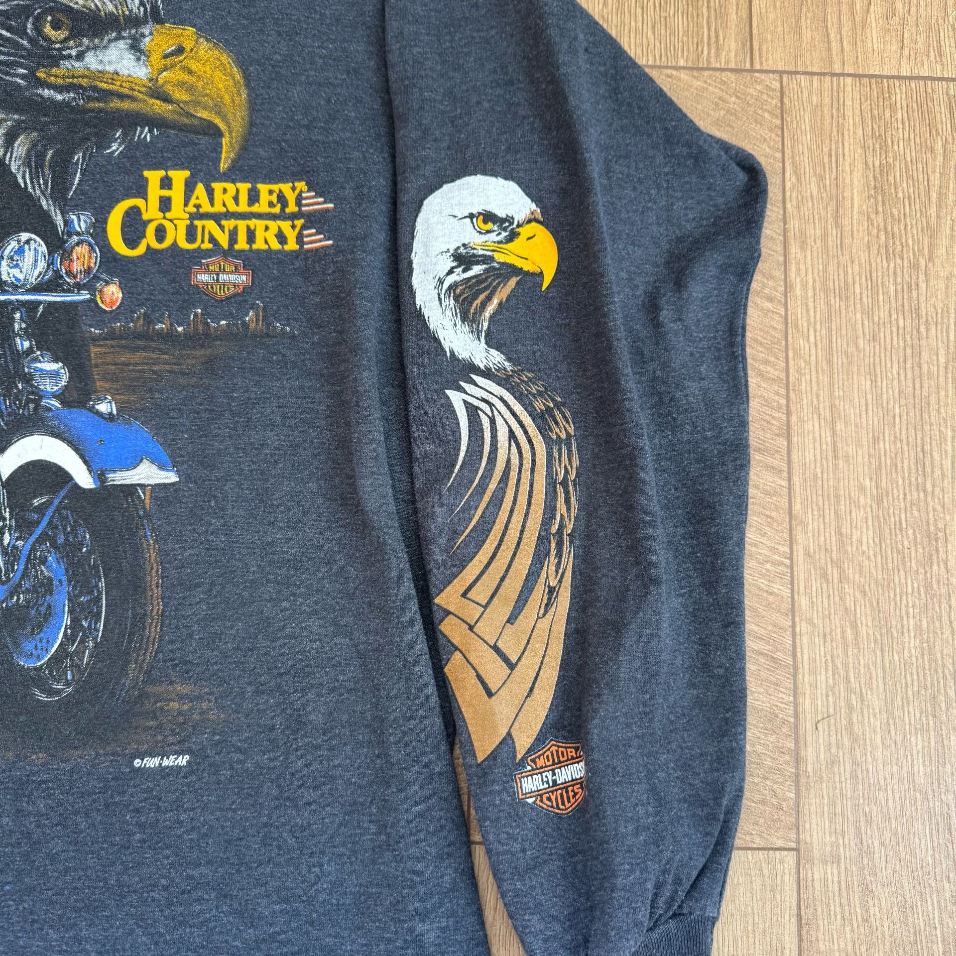 Harley Davidson Harley Davidson Vintage Long Sleeve Sweatshirt Size US M / EU 48-50 / 2 - 6 Thumbnail