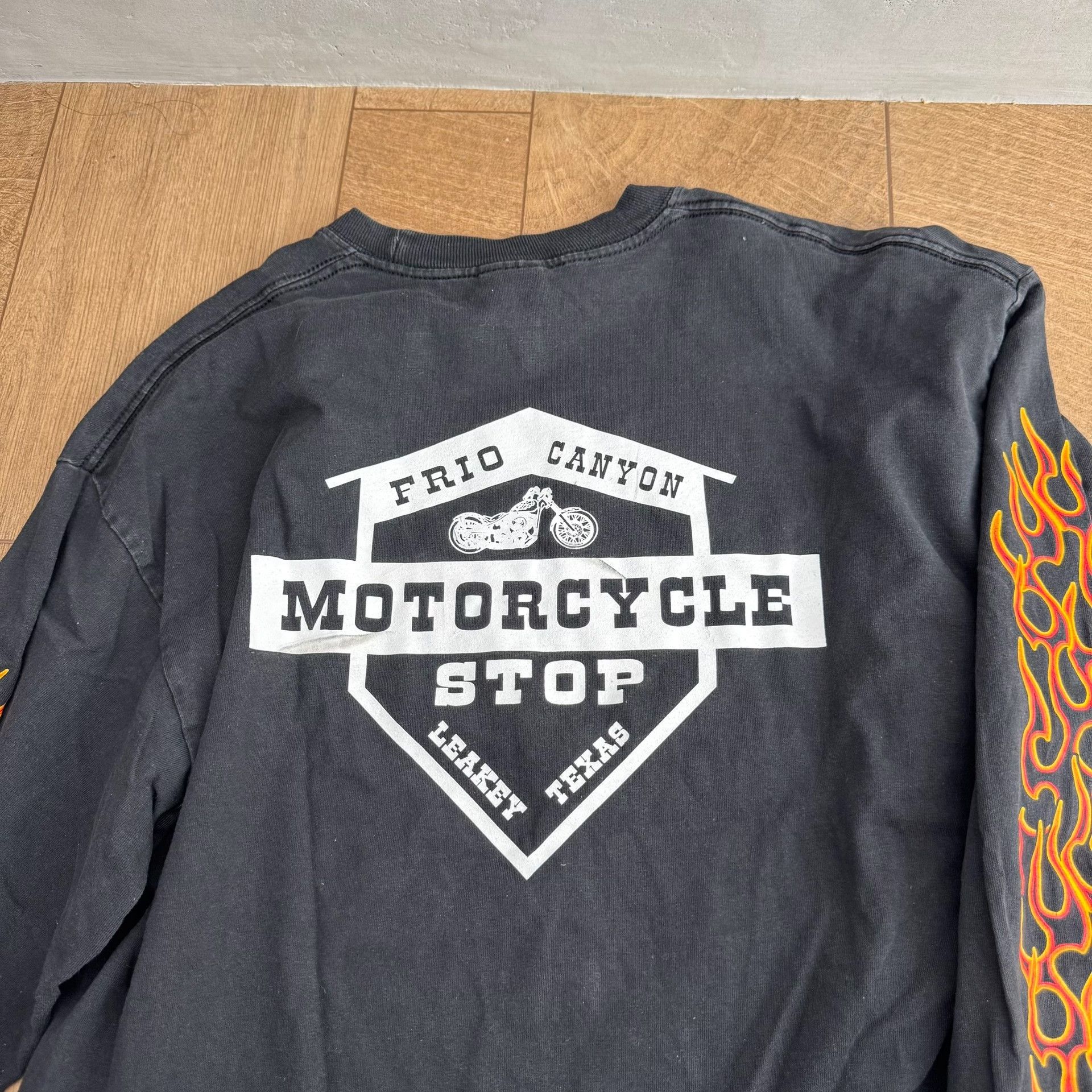 Vintage 80s Vintage Motorcycle Long Sleeve Sweatshirt Size US XL / EU 56 / 4 - 6 Thumbnail