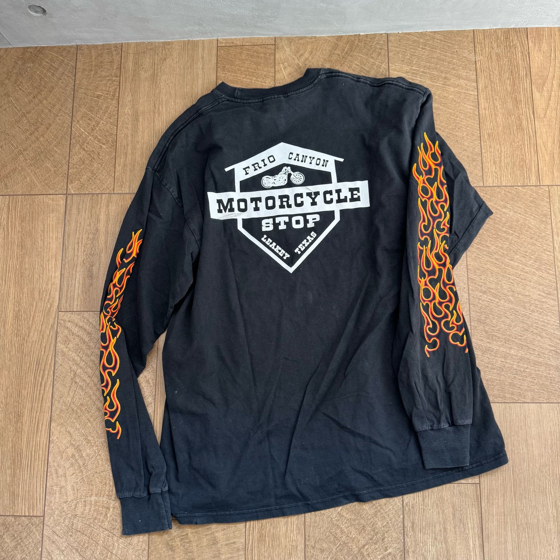 Vintage 80s Vintage Motorcycle Long Sleeve Sweatshirt Size US XL / EU 56 / 4 - 2 Thumbnail