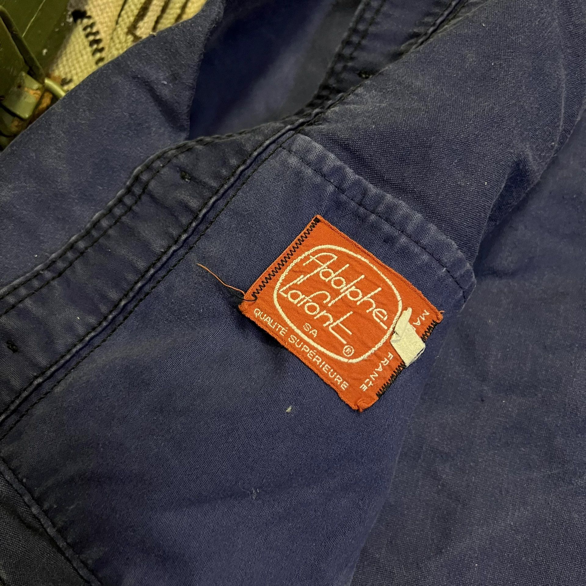 Vintage 60s Vintage French Moleskin Work Jacket Size US M / EU 48-50 / 2 - 4 Thumbnail