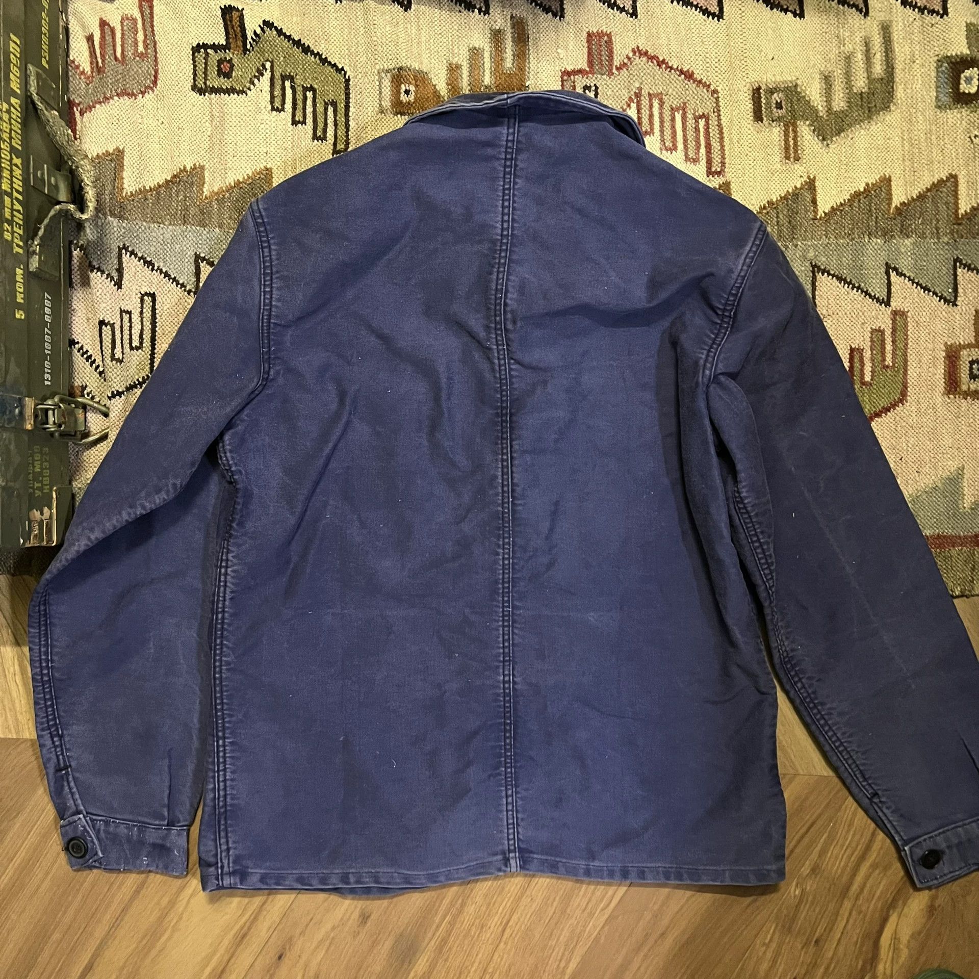 Vintage 60s Vintage French Moleskin Work Jacket Size US M / EU 48-50 / 2 - 6 Thumbnail