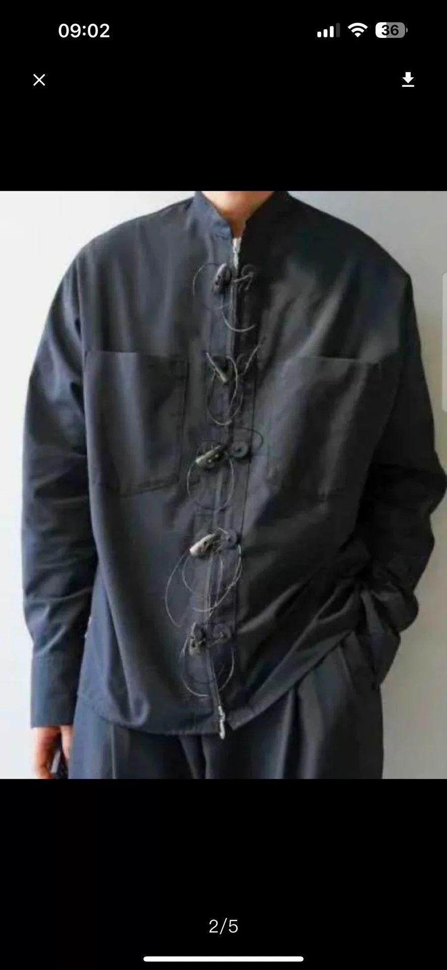 Japanese Brand 20AW Masu Stand Collar Jacket Shirt Size US M / EU 48-50 / 2 - 6 Thumbnail