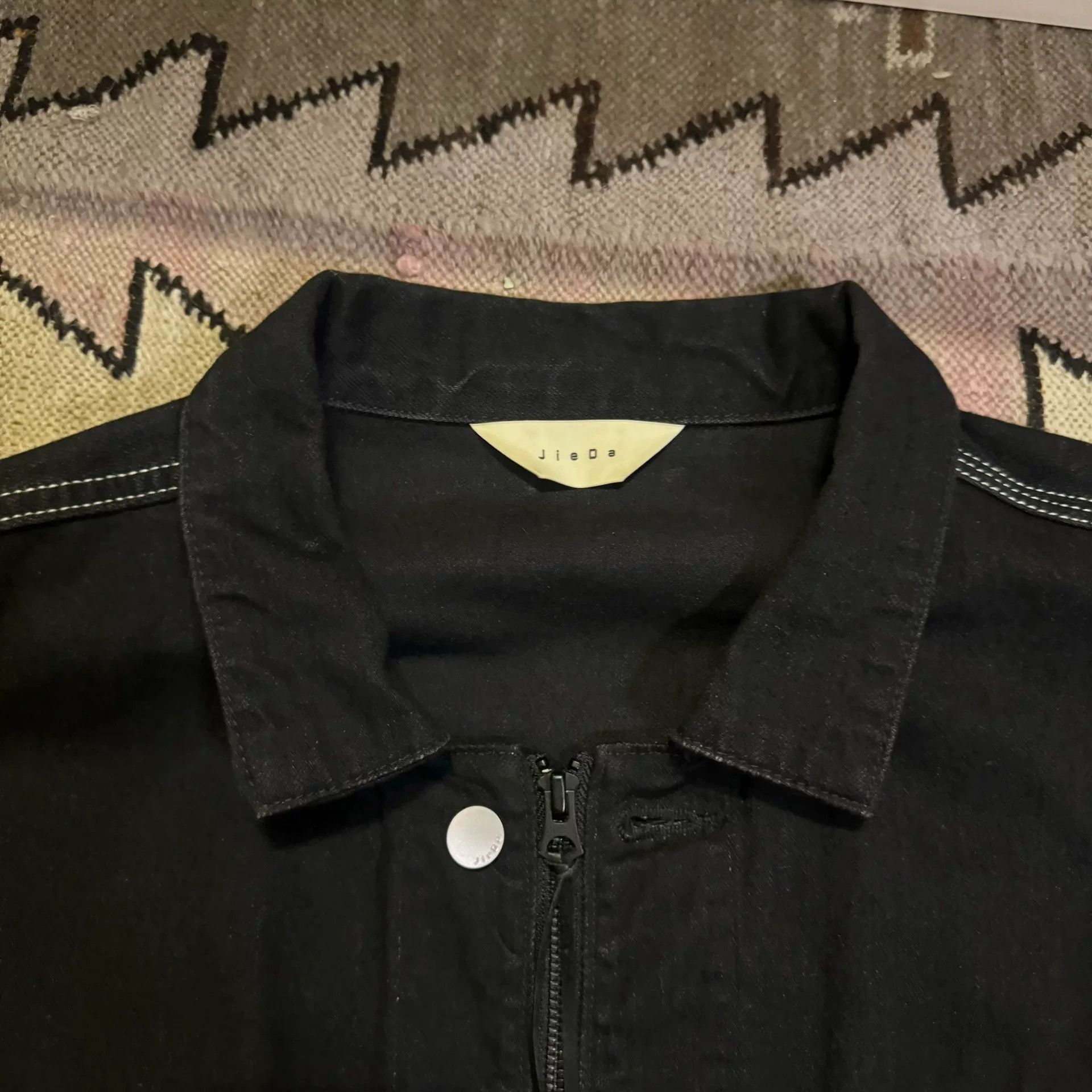 Vintage Jieda OW Washed Distressed Denim Jacket Size US M / EU 48-50 / 2 - 3 Thumbnail