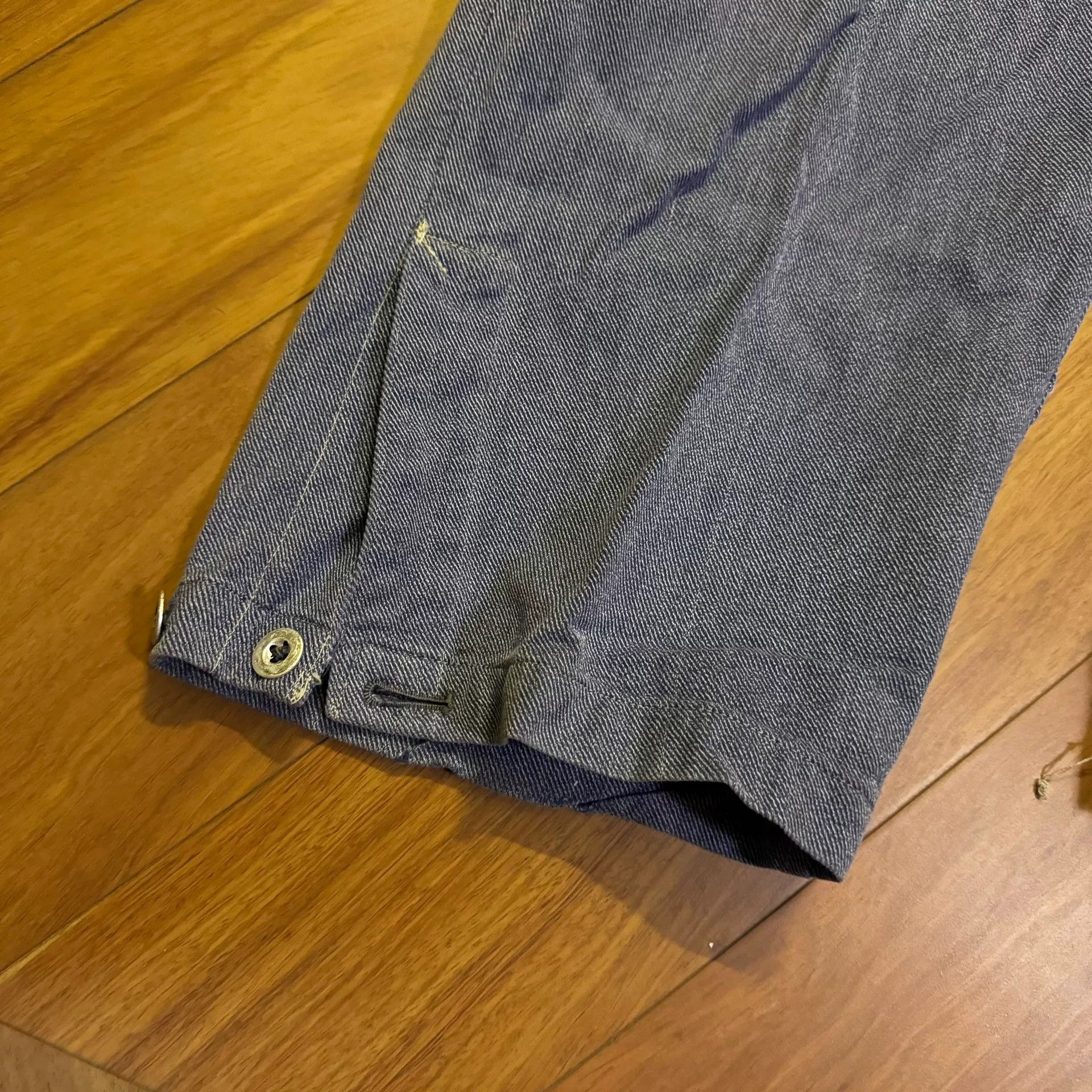 Vintage 1940s Swiss Vintage Denim Pants Size US 40 / EU 56 - 6 Thumbnail