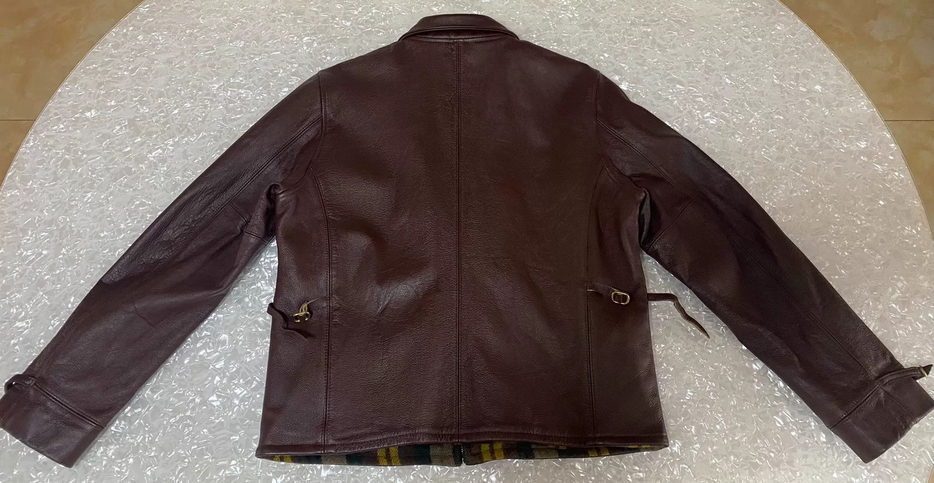 DELUXE Nagoya 1930s Handmade Cowhide Jacket Size US XXS / EU 40 - 3 Thumbnail