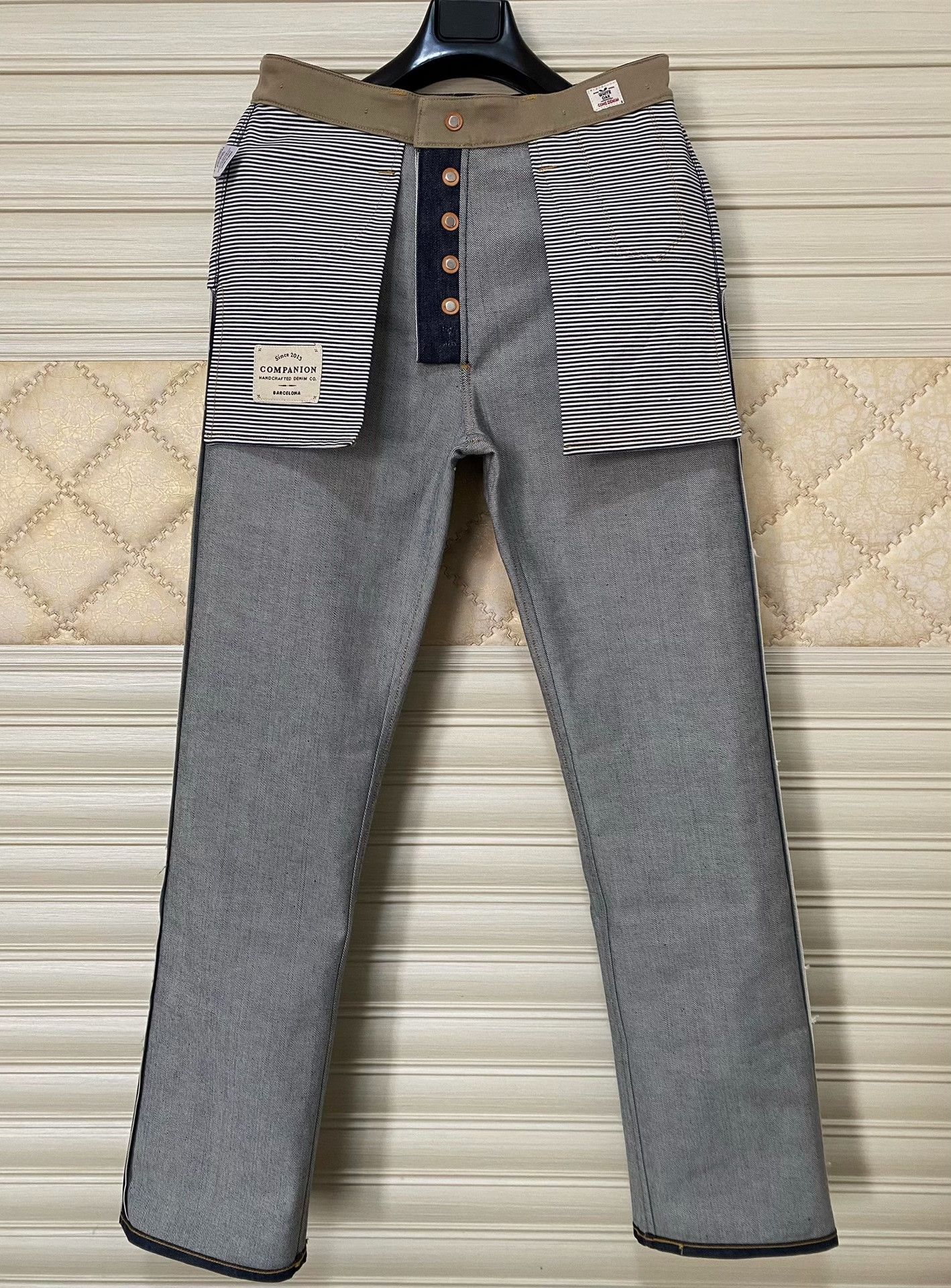 Companion Denim Companion1870 Spain Limited White Oak Jeans Size US 31 - 3 Thumbnail