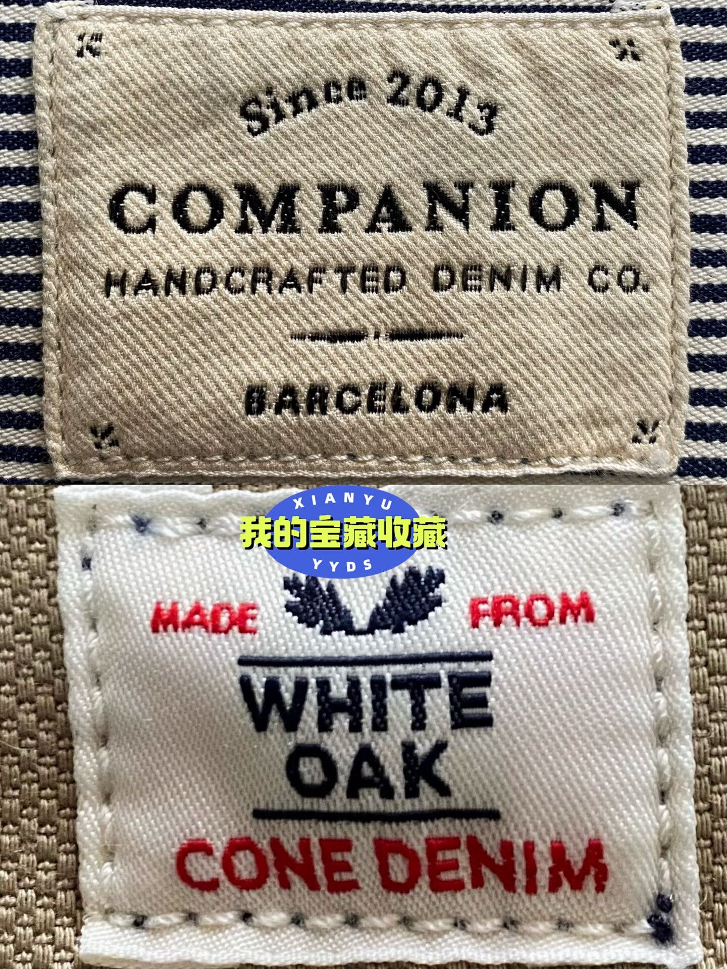 Companion Denim Companion1870 Spain Limited White Oak Jeans Size US 31 - 5 Thumbnail