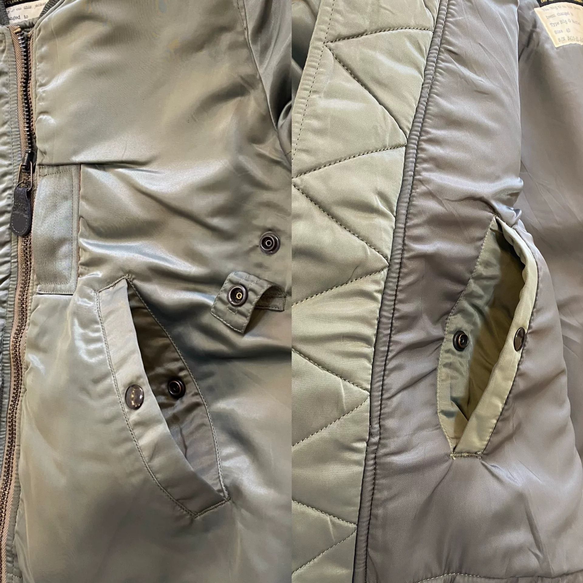 Vintage USA B-15D(MOD) Air Force Flight Jacket Size US XXS / EU 40 - 6 Thumbnail