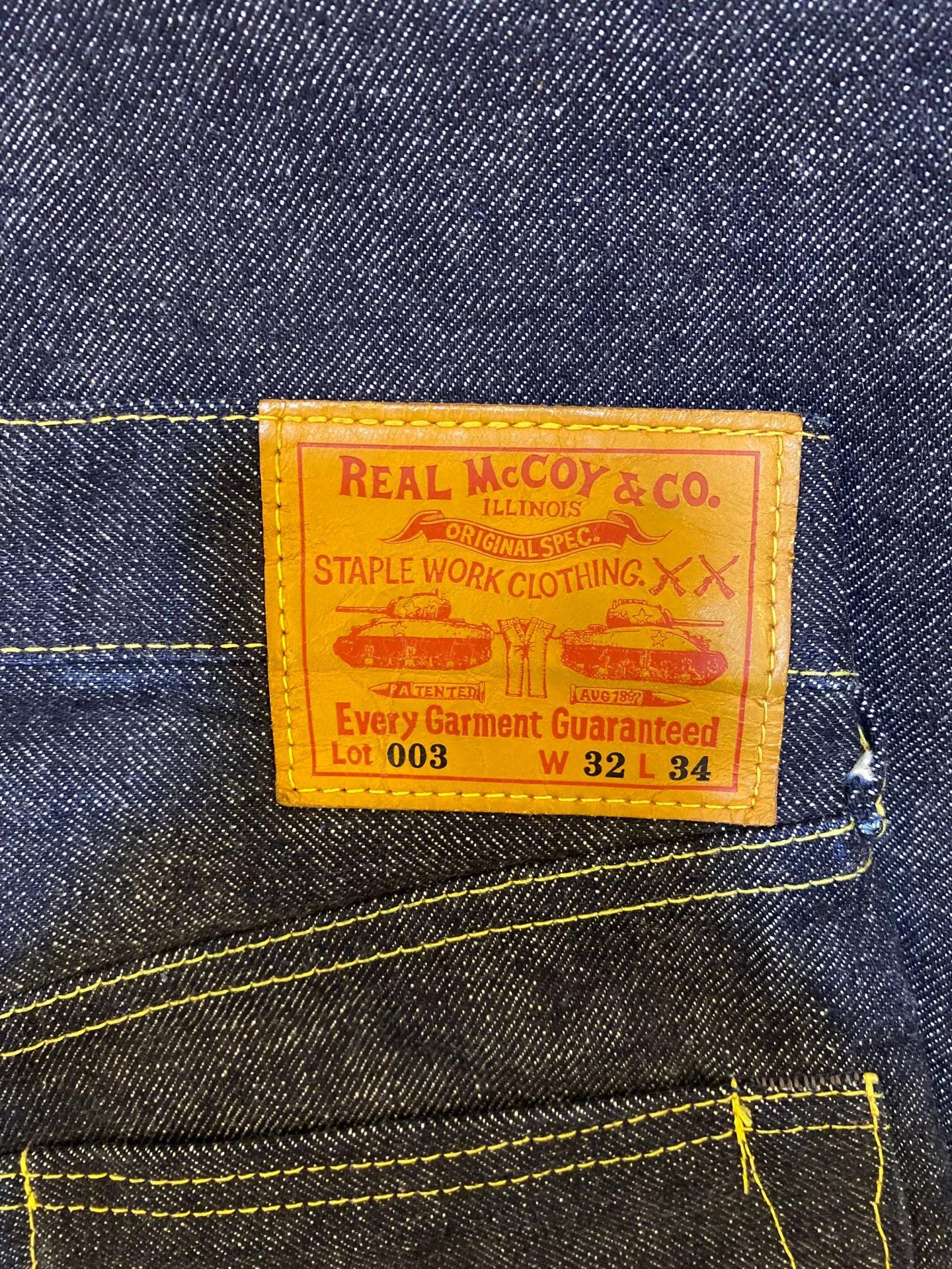 The Real McCoy's THE REAL McCOY'S UW Jeans Size US 32 / EU 48 - 6 Thumbnail