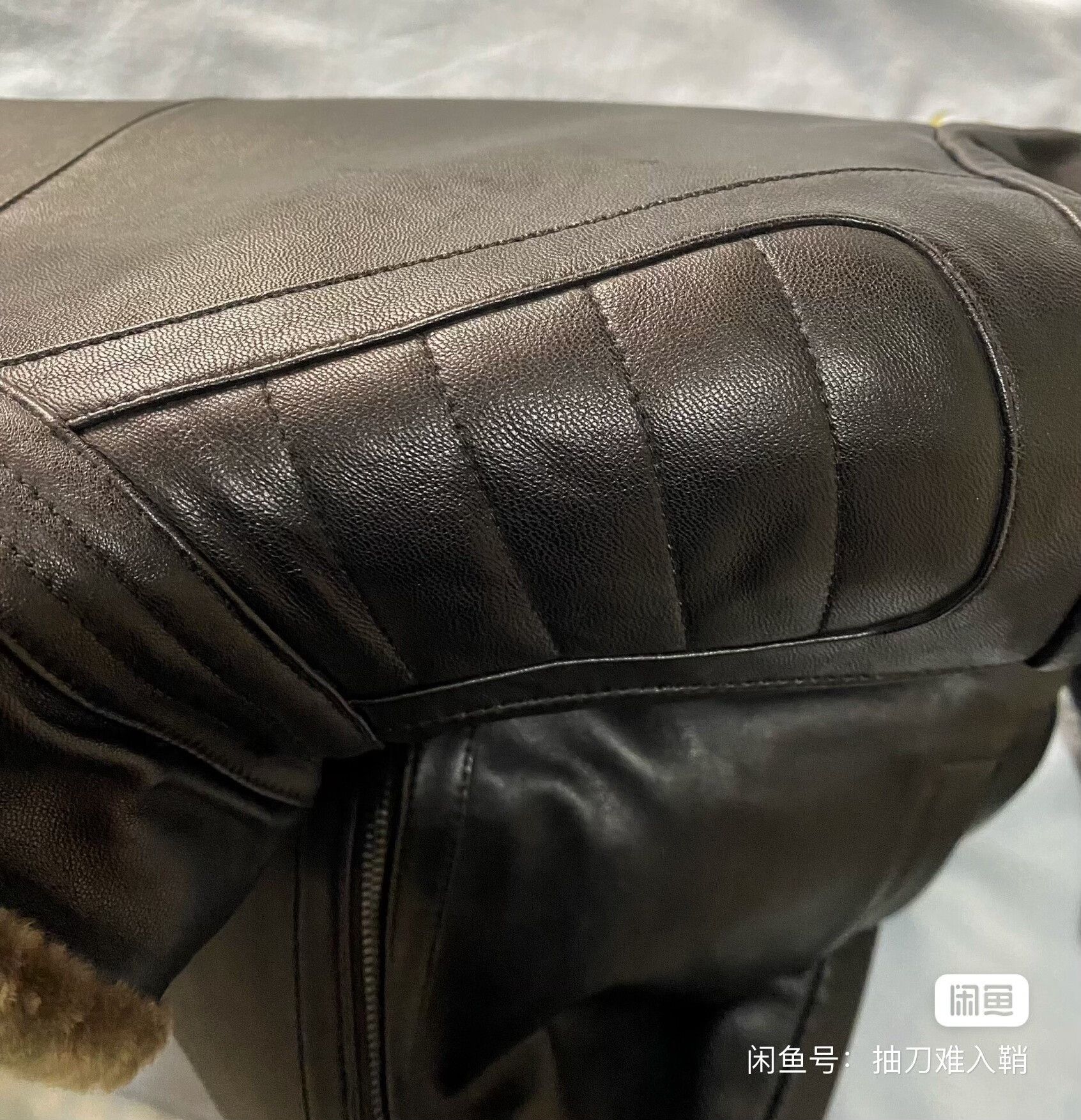 Article No. Sheepskin Leather Jacket Coat Size US L / EU 52-54 / 3 - 5 Thumbnail