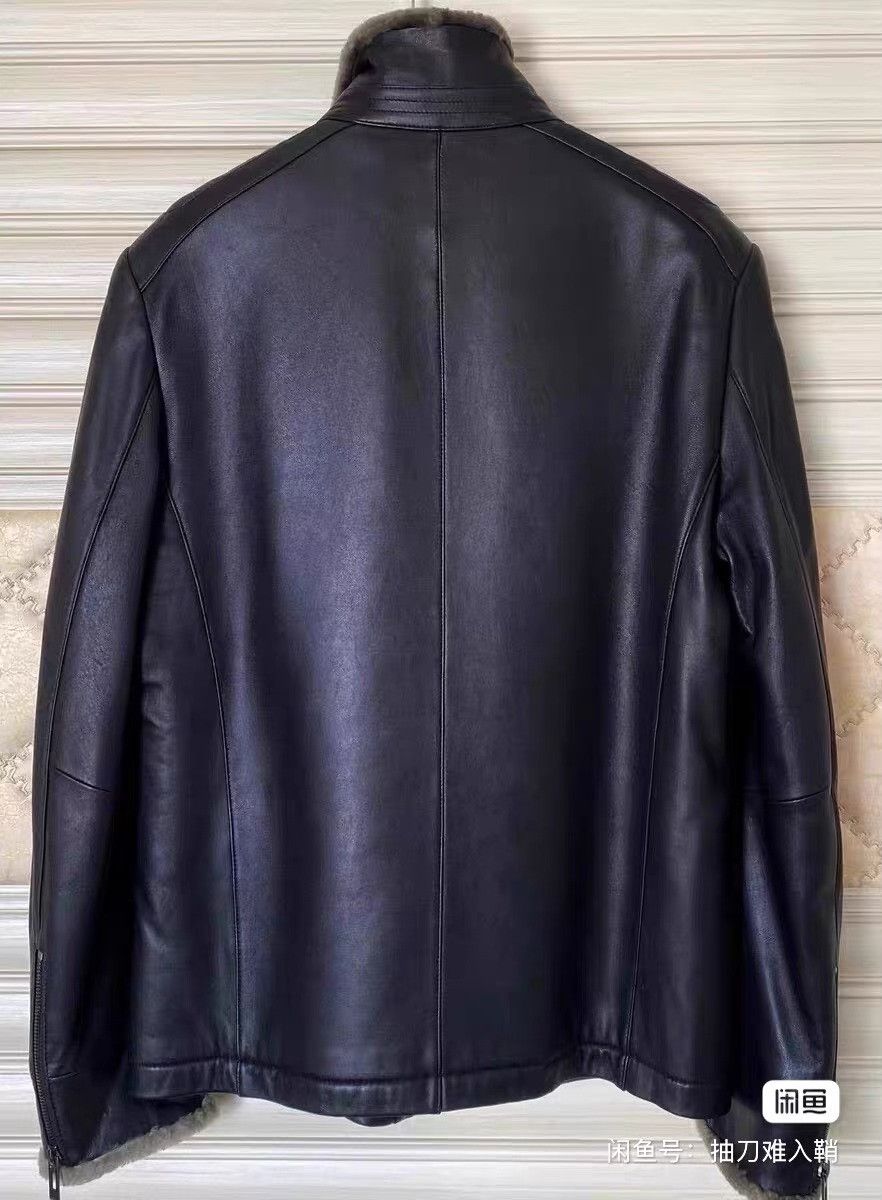 Article No. Sheepskin Leather Jacket Coat Size US L / EU 52-54 / 3 - 2 Thumbnail