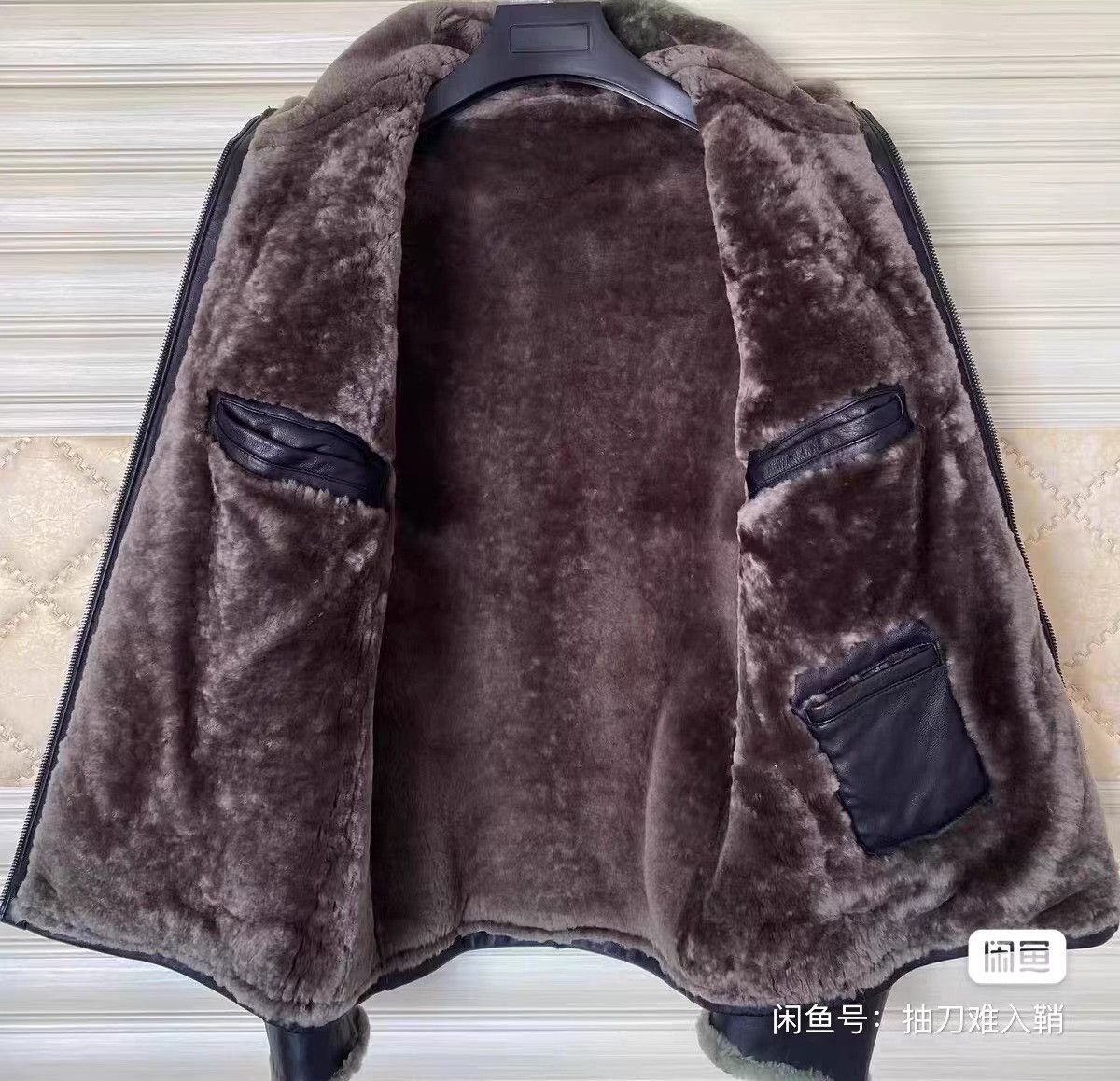 Article No. Sheepskin Leather Jacket Coat Size US L / EU 52-54 / 3 - 3 Thumbnail