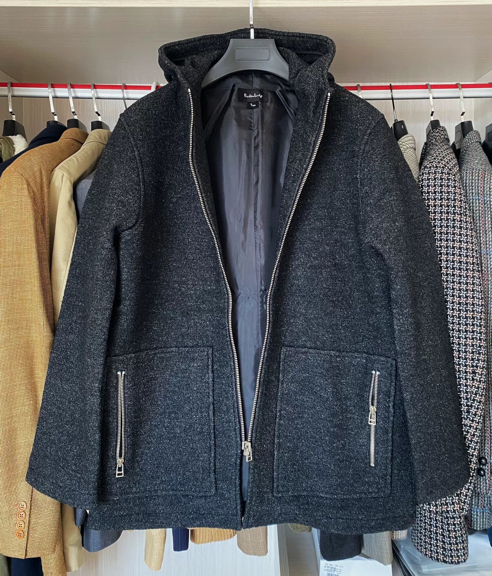 Vintage Rustenbury Wool Hooded Jacket Coat Size US L / EU 52-54 / 3 - 2 Thumbnail