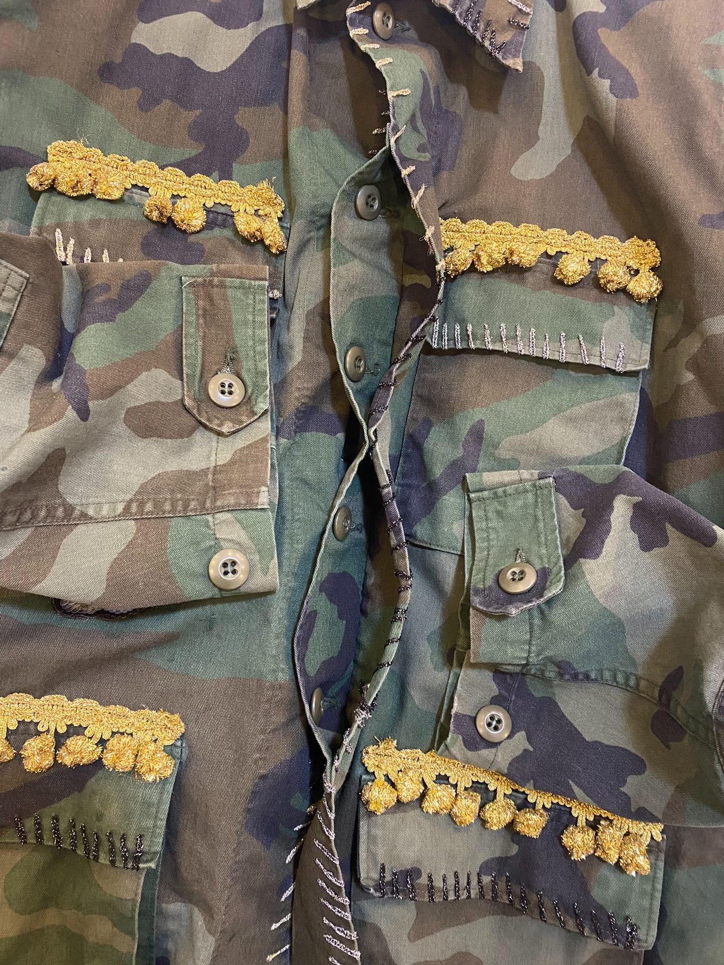 Vintage Italy 5 PROGRESS BDO Jungle Camo Jacket Size US M / EU 48-50 / 2 - 6 Thumbnail