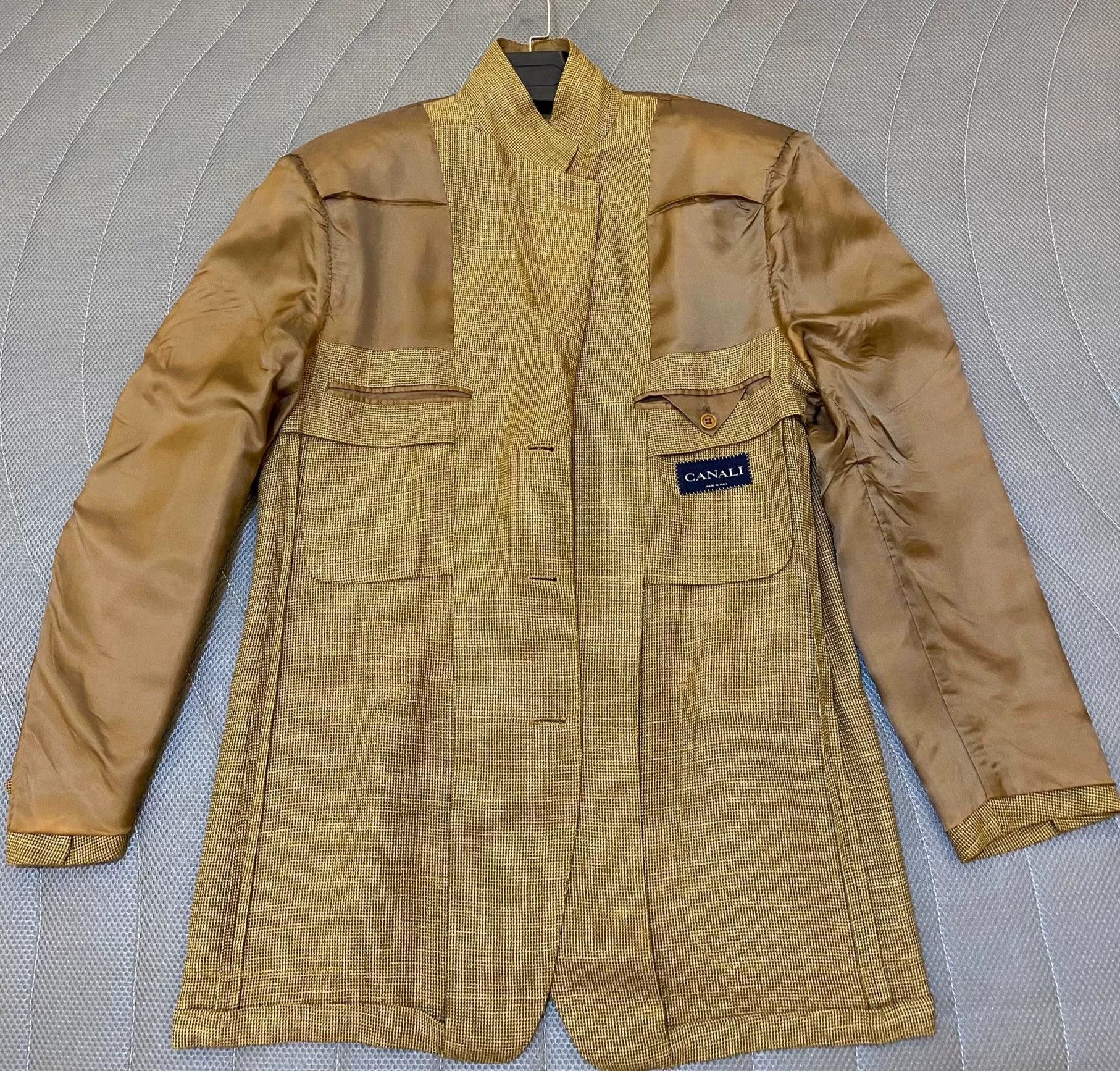 Canali CANALI Blue Label Handcrafted Blazer Size US L / EU 52-54 / 3 - 3 Thumbnail