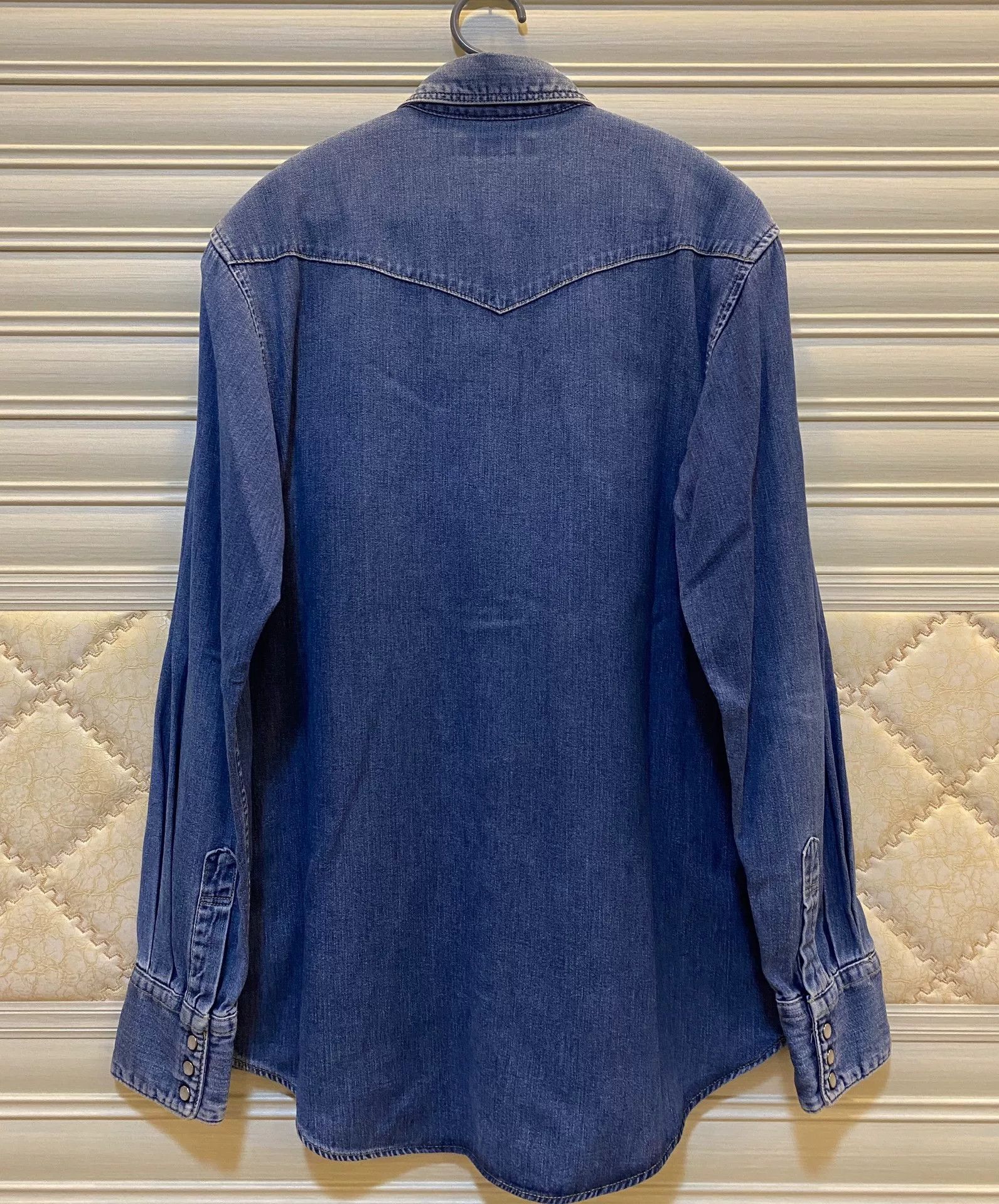 Lee 70s Red Label Lee Western Denim Shirt Size US M / EU 48-50 / 2 - 2 Thumbnail