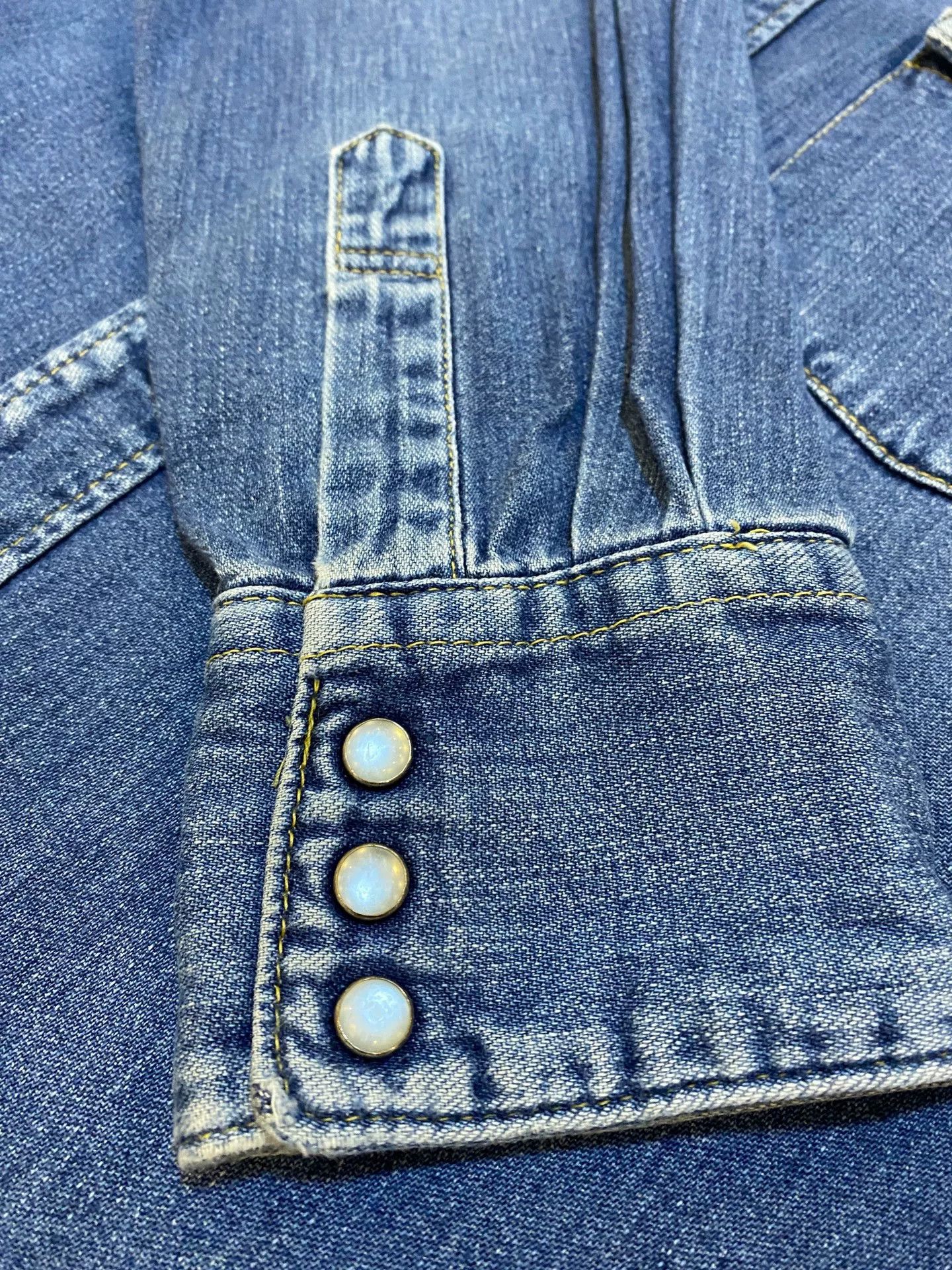 Lee 70s Red Label Lee Western Denim Shirt Size US M / EU 48-50 / 2 - 8 Thumbnail