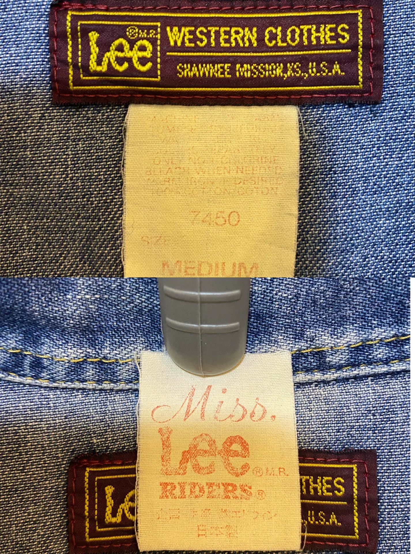 Lee 70s Red Label Lee Western Denim Shirt Size US M / EU 48-50 / 2 - 5 Thumbnail