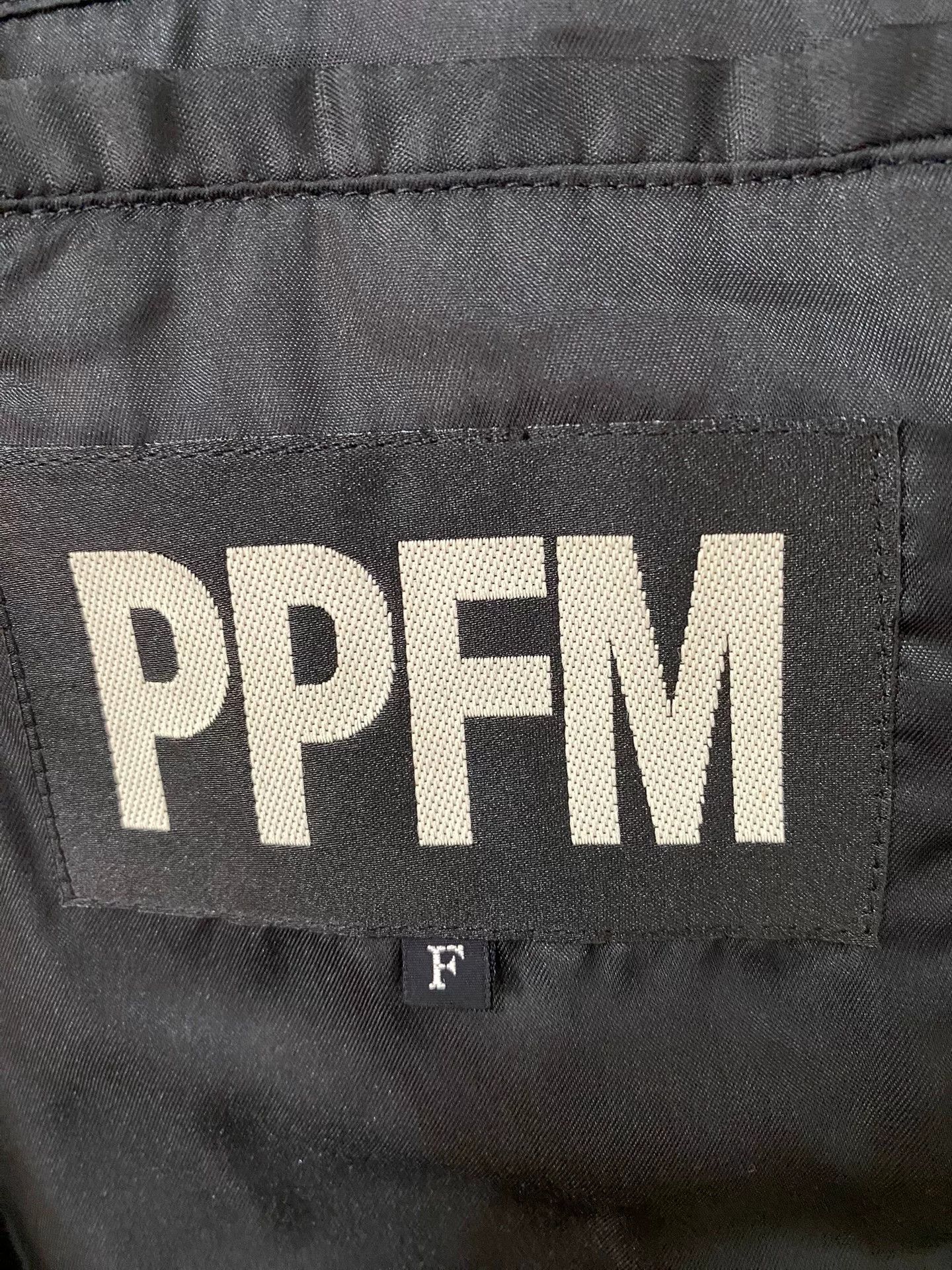 Vintage 1990s PPFM Vintage Carbon Gray Wool Coat Size US L / EU 52-54 / 3 - 5 Thumbnail