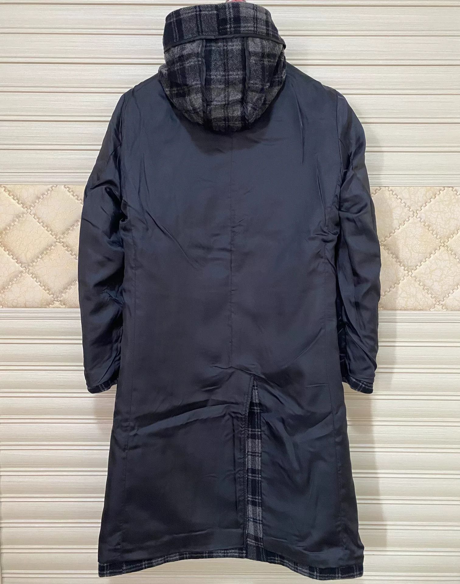 Vintage 1990s PPFM Vintage Carbon Gray Wool Coat Size US L / EU 52-54 / 3 - 3 Thumbnail