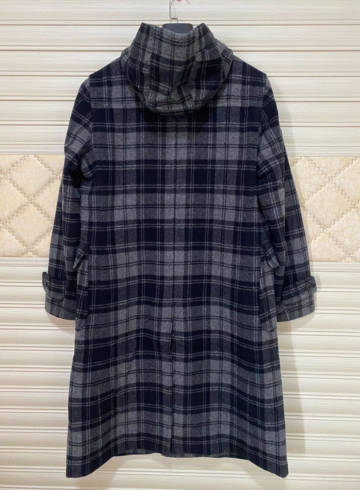 Vintage 1990s PPFM Vintage Carbon Gray Wool Coat Size US L / EU 52-54 / 3 - 2 Thumbnail