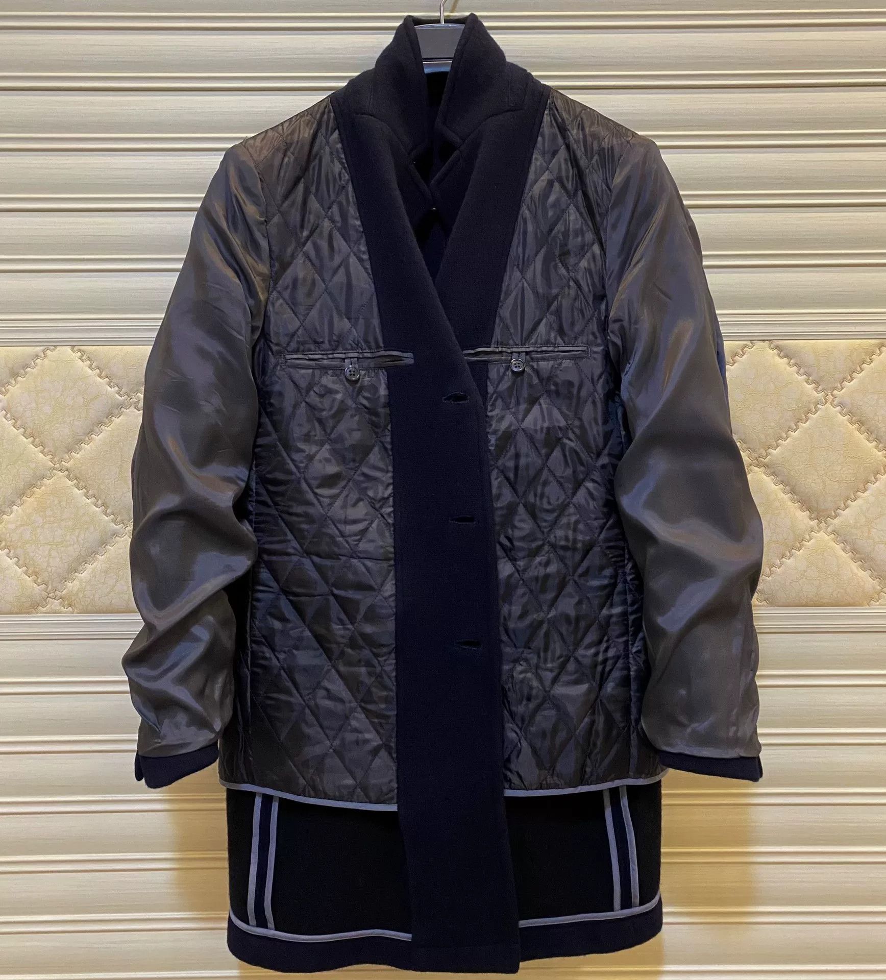 Vintage Mitsu mine1949 Japanese Wool Coat Size US L / EU 52-54 / 3 - 3 Thumbnail