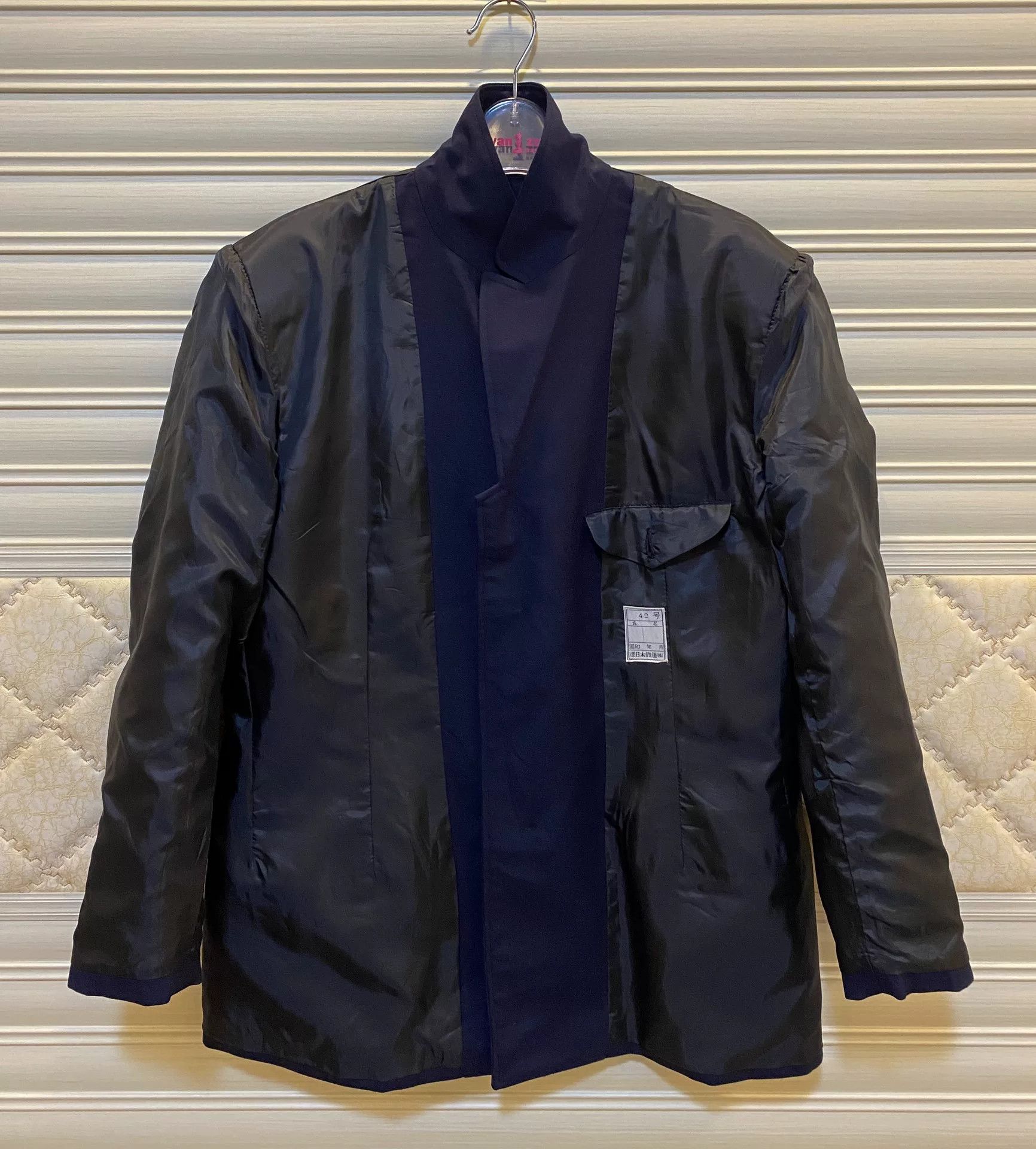 Vintage Showa Era West Japan Railway Suit Uniform Size US L / EU 52-54 / 3 - 3 Thumbnail