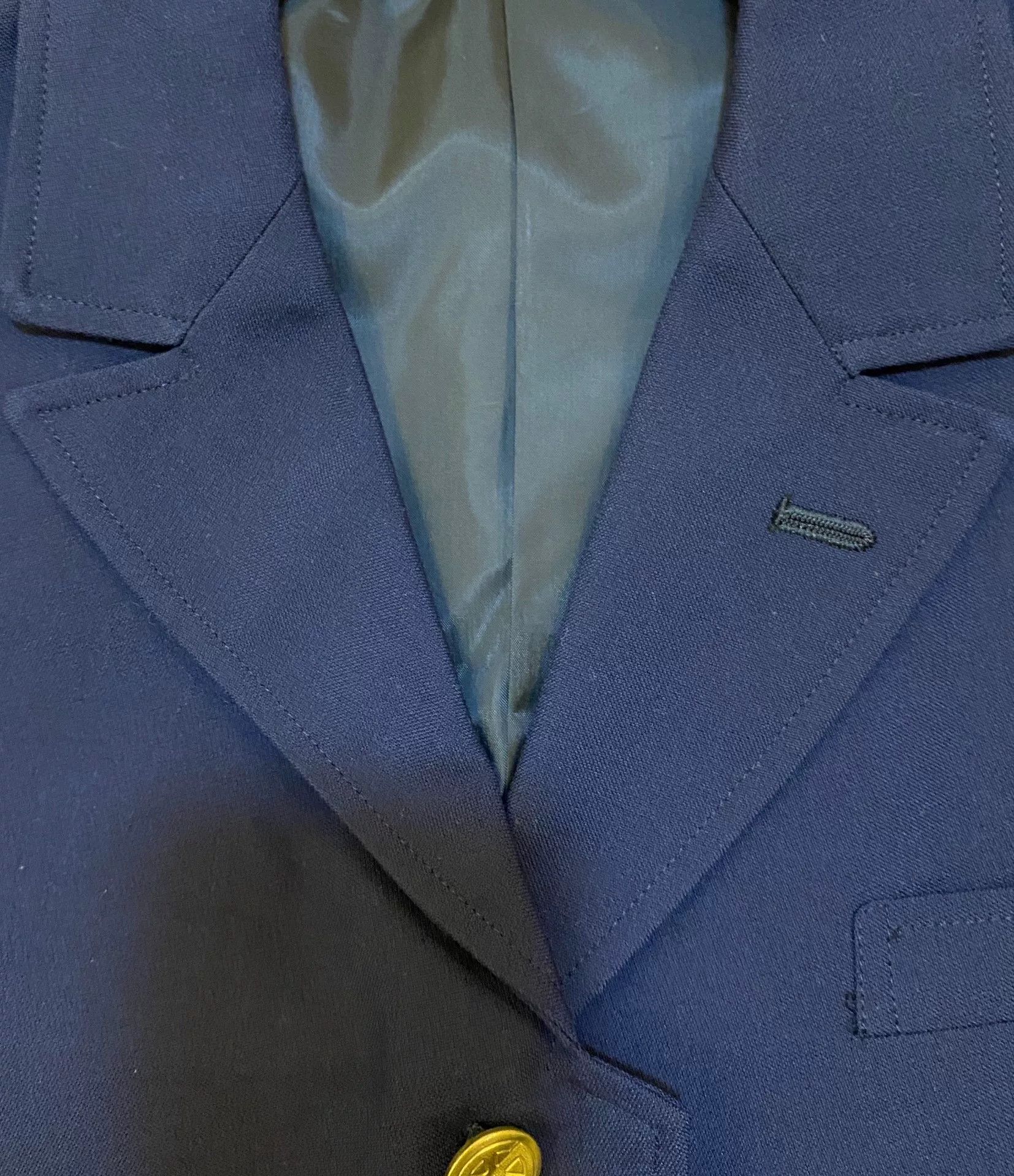 Vintage Showa Era West Japan Railway Suit Uniform Size US L / EU 52-54 / 3 - 8 Thumbnail