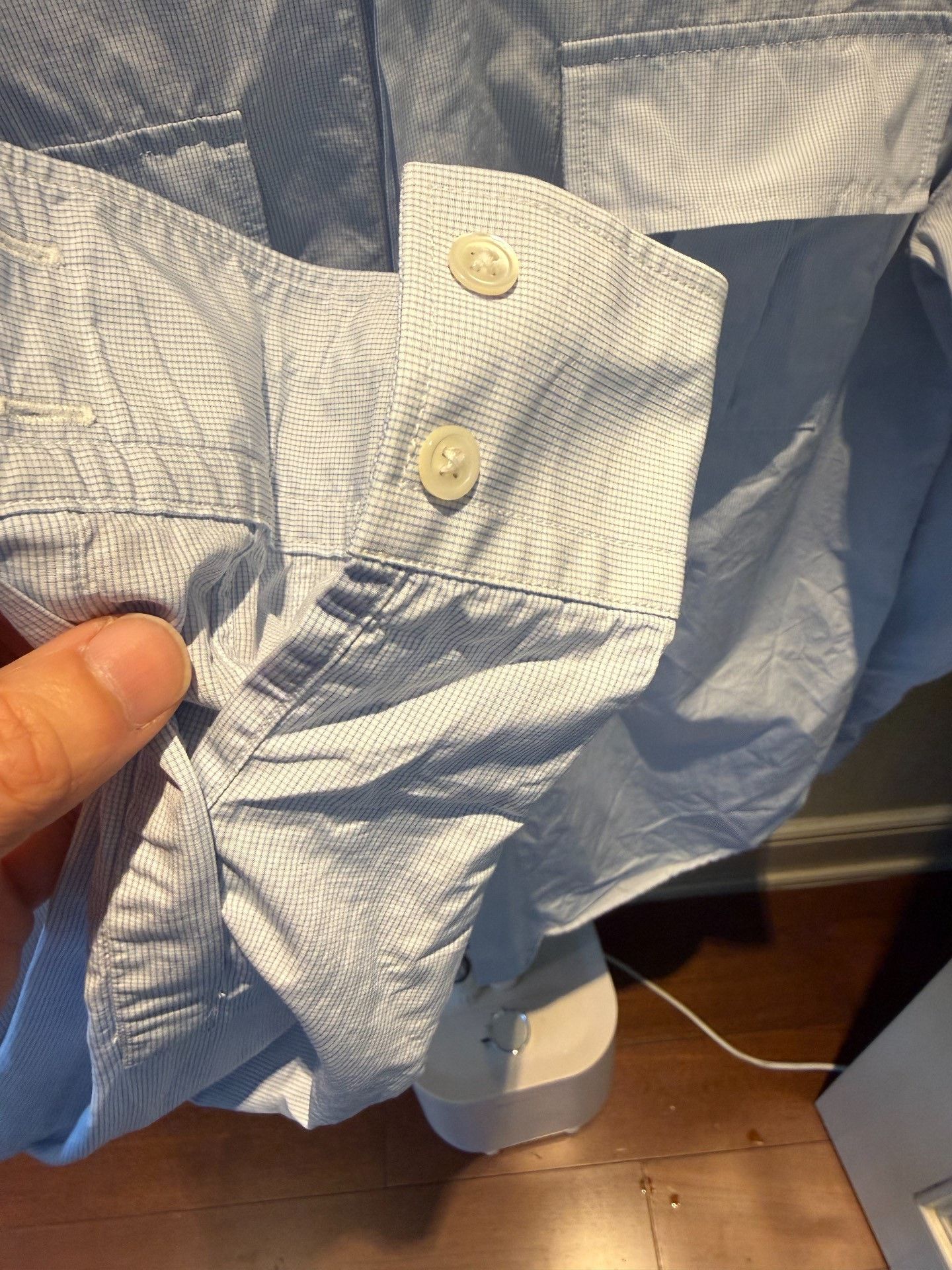 Balmain Balmain Denim Collar Cotton Shirt Size US M / EU 48-50 / 2 - 3 Thumbnail