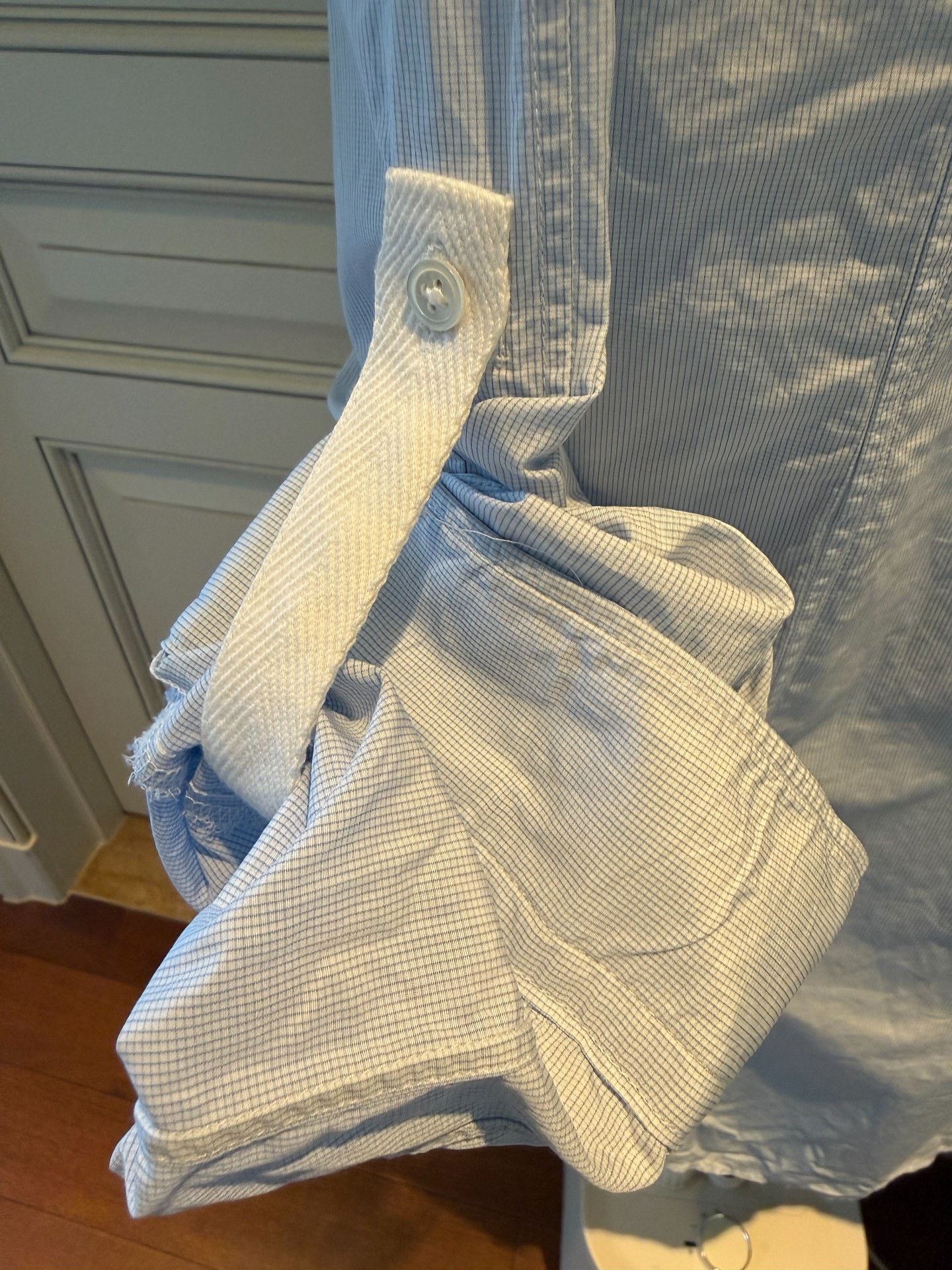 Balmain Balmain Denim Collar Cotton Shirt Size US M / EU 48-50 / 2 - 8 Thumbnail