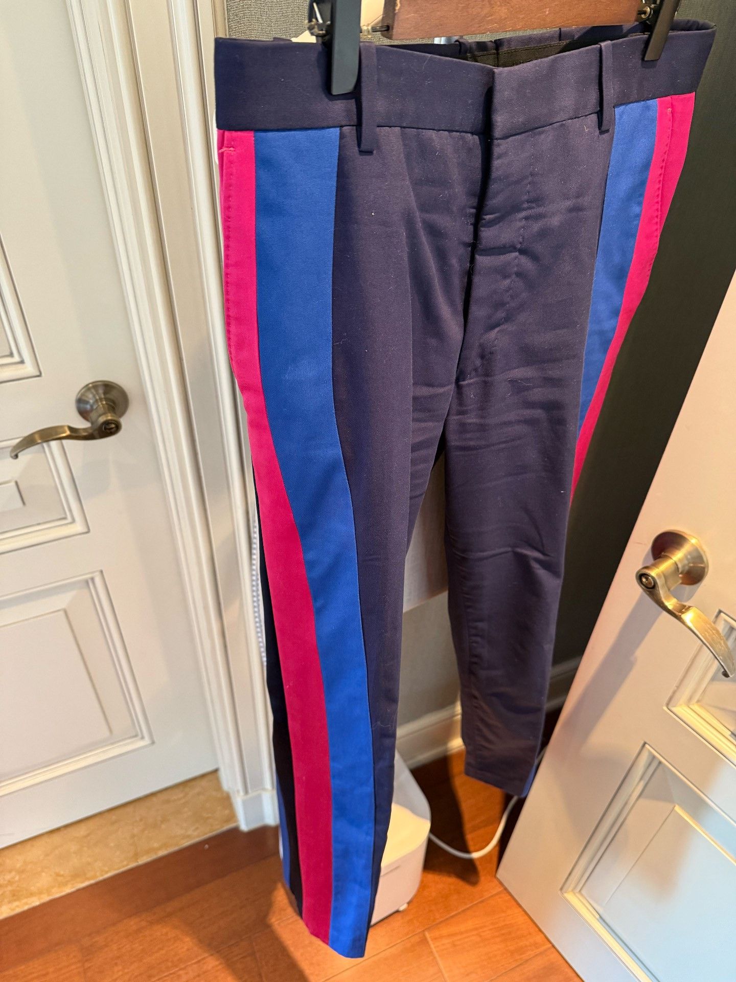 Alexander McQueen Alexander McQueen Colored Stripe Trousers Size US 30 / EU 46 - 8 Thumbnail