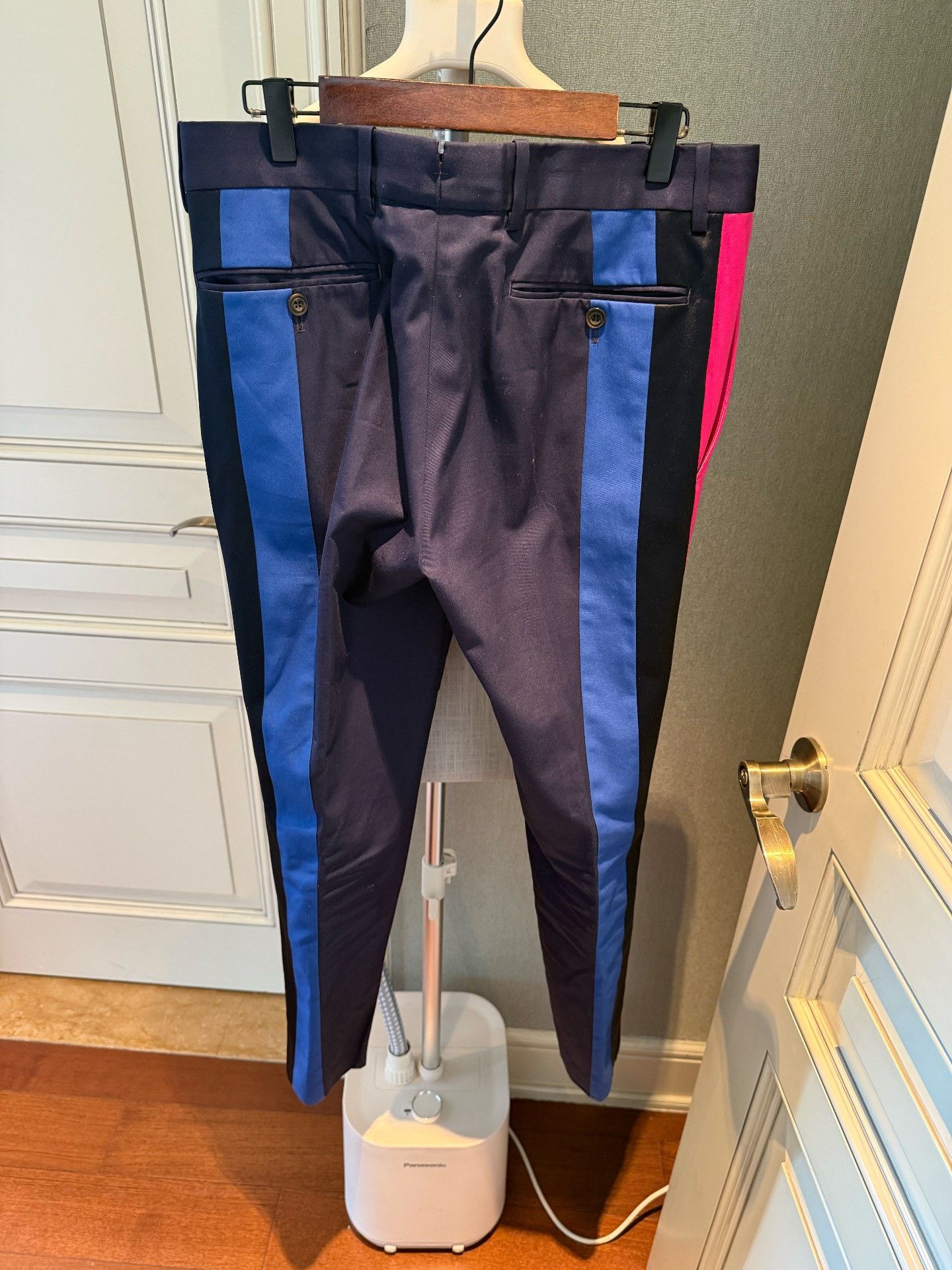 Alexander McQueen Alexander McQueen Colored Stripe Trousers Size US 30 / EU 46 - 9 Thumbnail