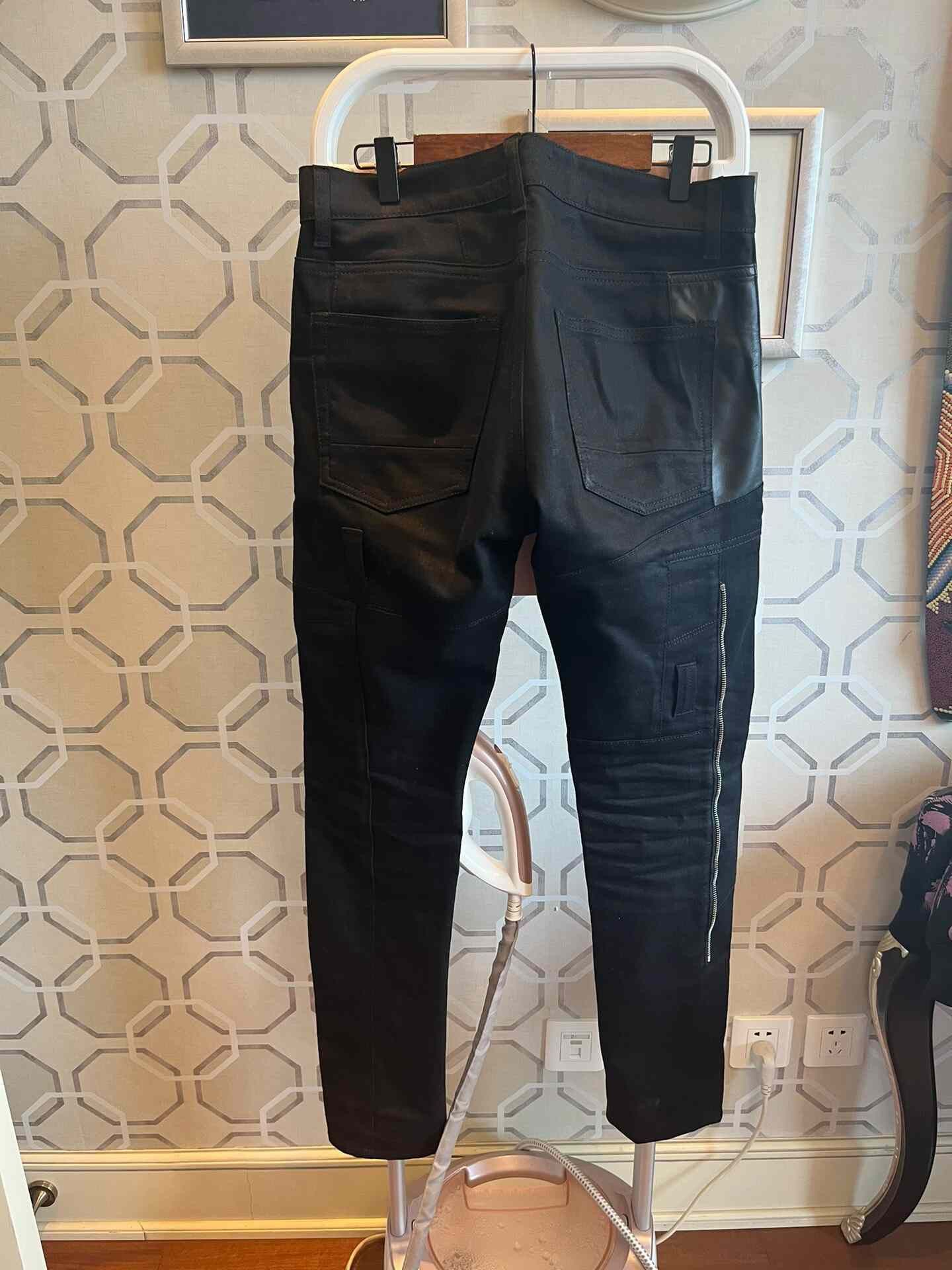 Alexander McQueen Alexander McQueen Multi-Zip Leather Jeans Size US 30 / EU 46 - 4 Thumbnail