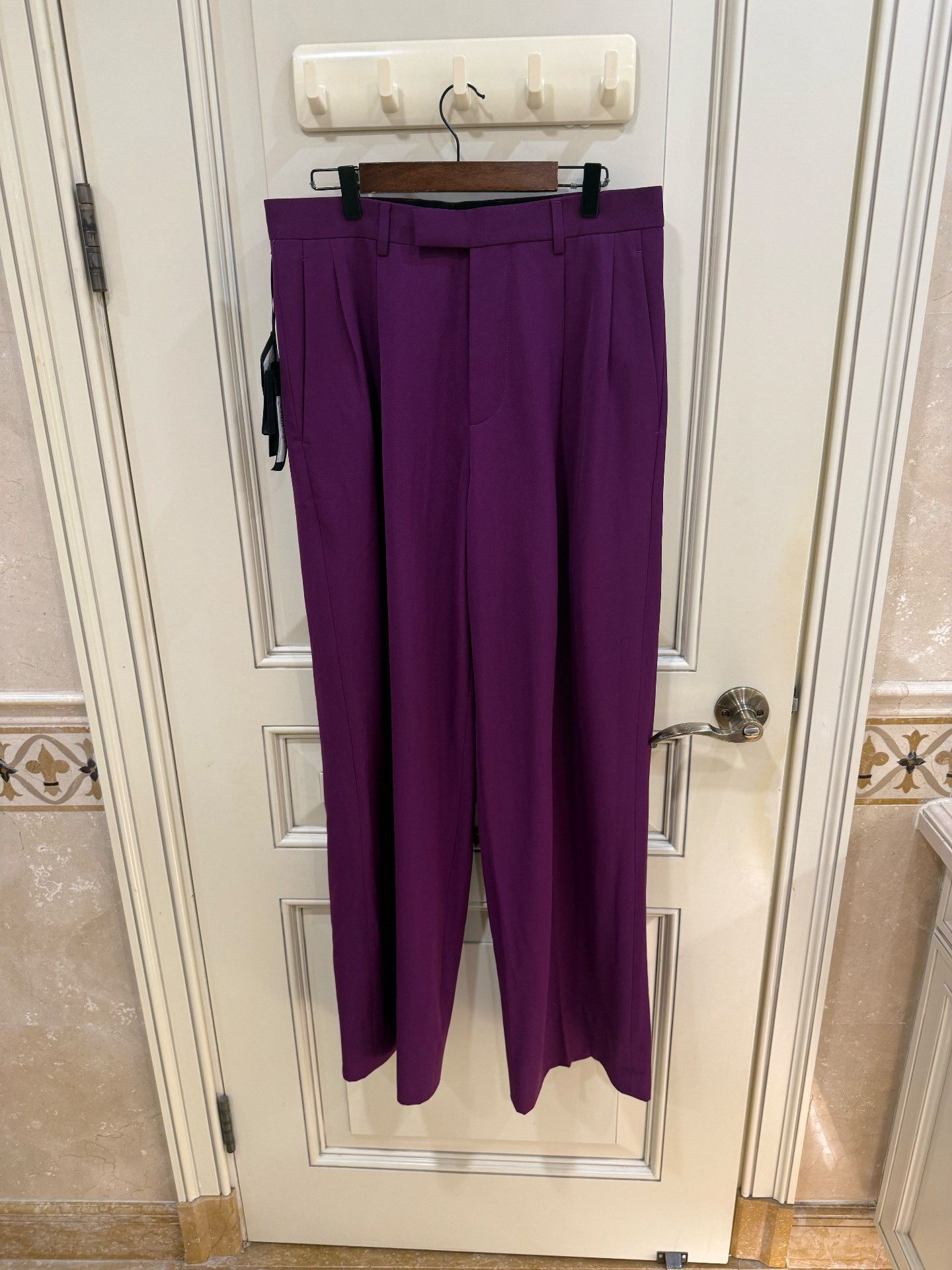 Versace Versace High-Waisted Wide-Leg Pants 46 Size US 30 / EU 46 - 3 Thumbnail