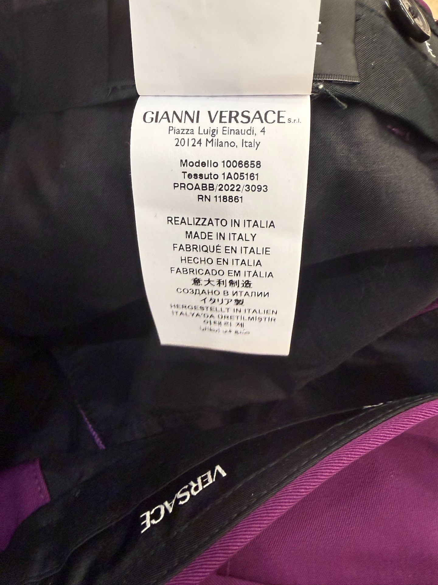 Versace Versace High-Waisted Wide-Leg Pants 46 Size US 30 / EU 46 - 8 Thumbnail