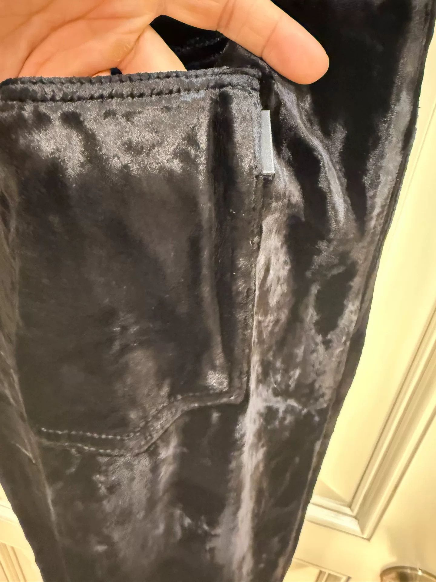 Saint Laurent Paris Saint Laurent Paris Black Velvet Jeans 30 Size US 30 / EU 46 - 5 Thumbnail