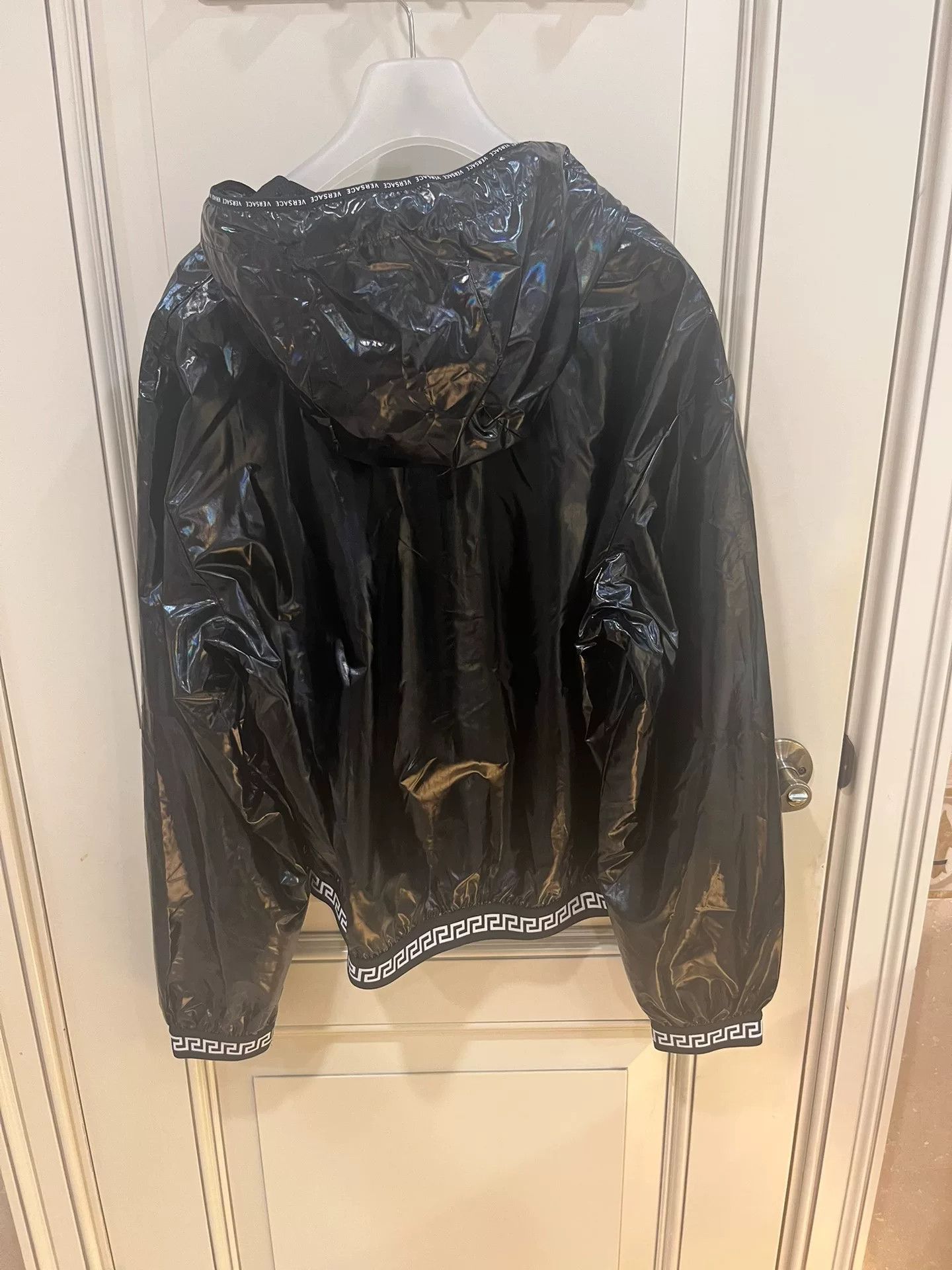 Versace Versace Black Rainbow Reflective Hooded Jacket Size US M / EU 48-50 / 2 - 8 Thumbnail