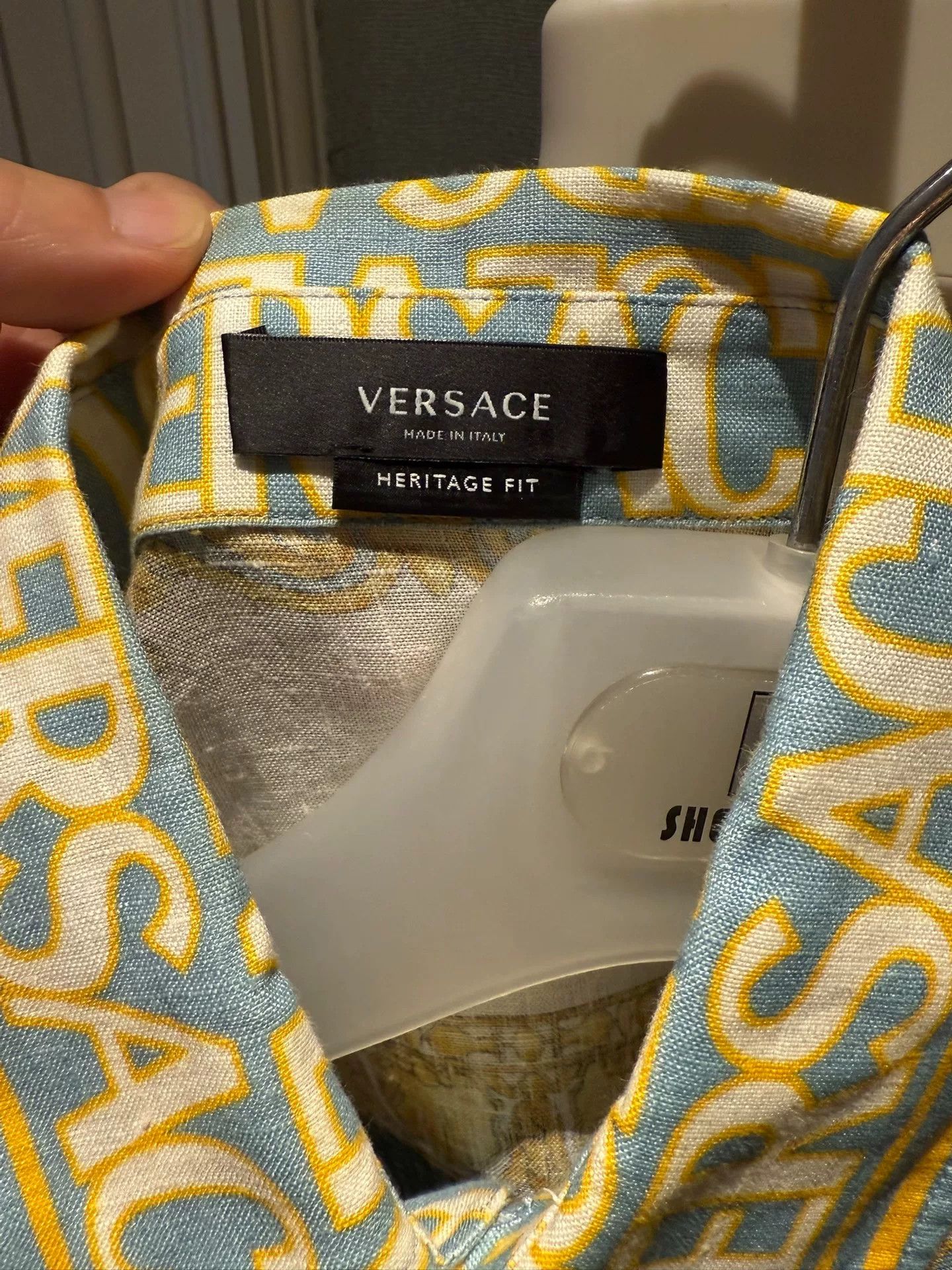 Versace Versace Polka Dot Baroque Print Shirt Size US S / EU 44-46 / 1 - 4 Thumbnail