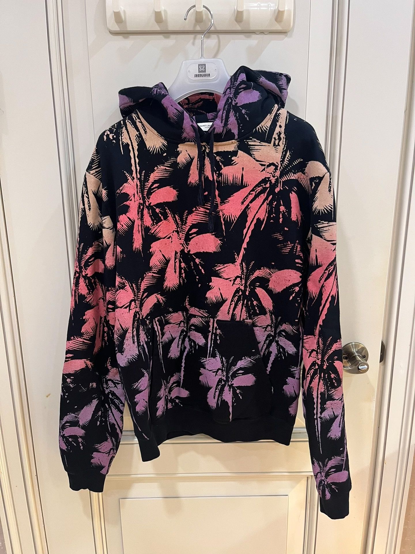 Saint Laurent Paris Saint Laurent Coconut Tree Hoodie Size US M / EU 48-50 / 2 - 2 Thumbnail