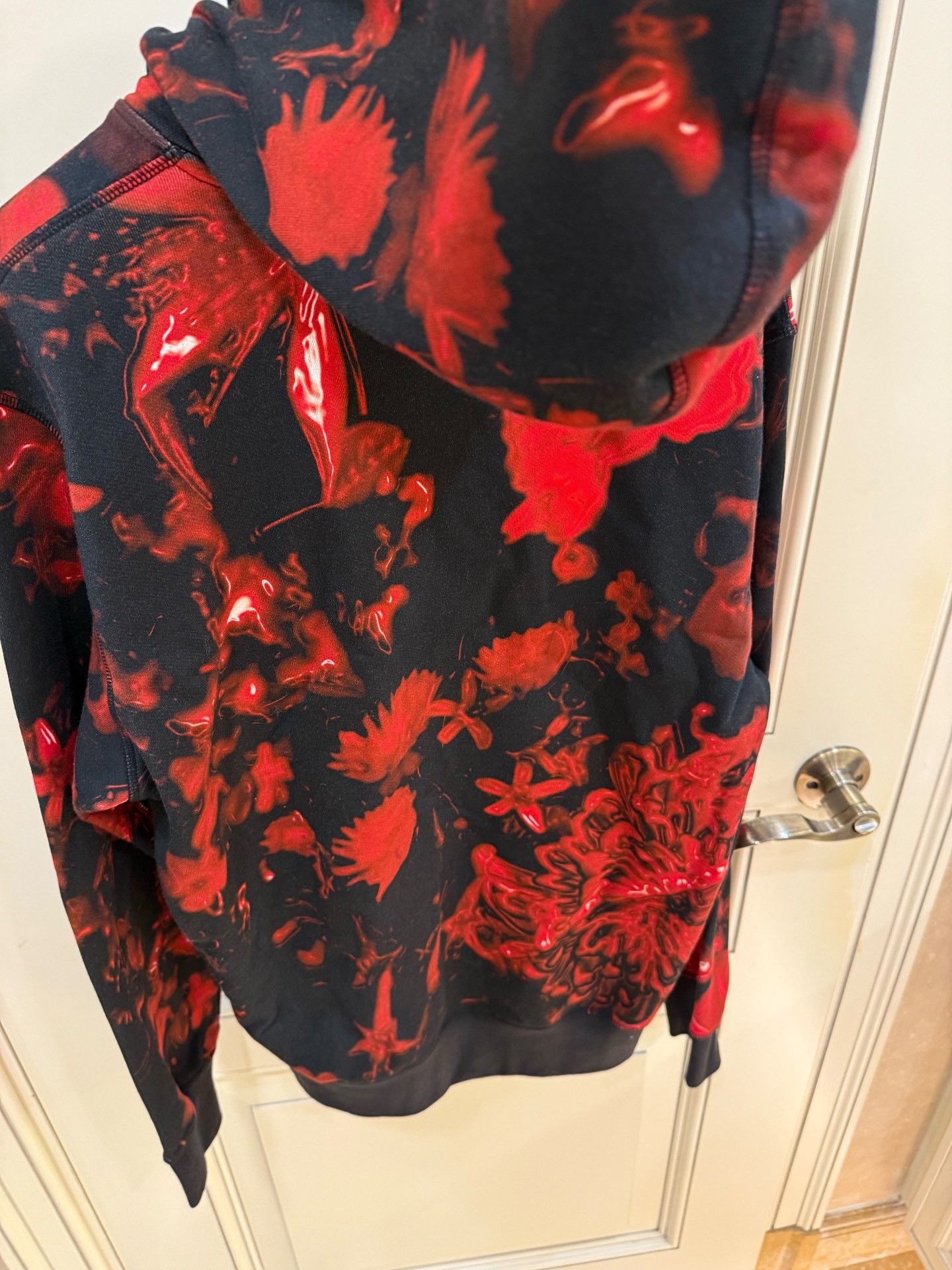 Alexander McQueen Alexander McQueen Floral Print Hoodie M Size US M / EU 48-50 / 2 - 8 Thumbnail