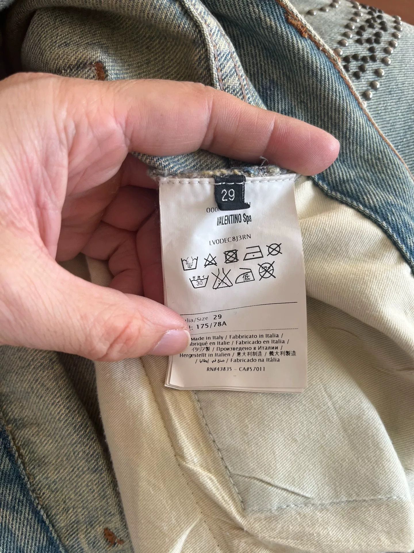 Valentino Valentino Studded Jeans Size 29 Size US 29 - 7 Thumbnail