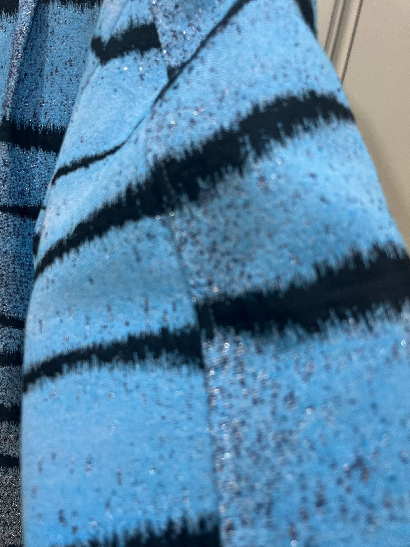 Valentino Valentino 1967 Blue Tiger Stripe Trench Coat Size US S / EU 44-46 / 1 - 9 Thumbnail