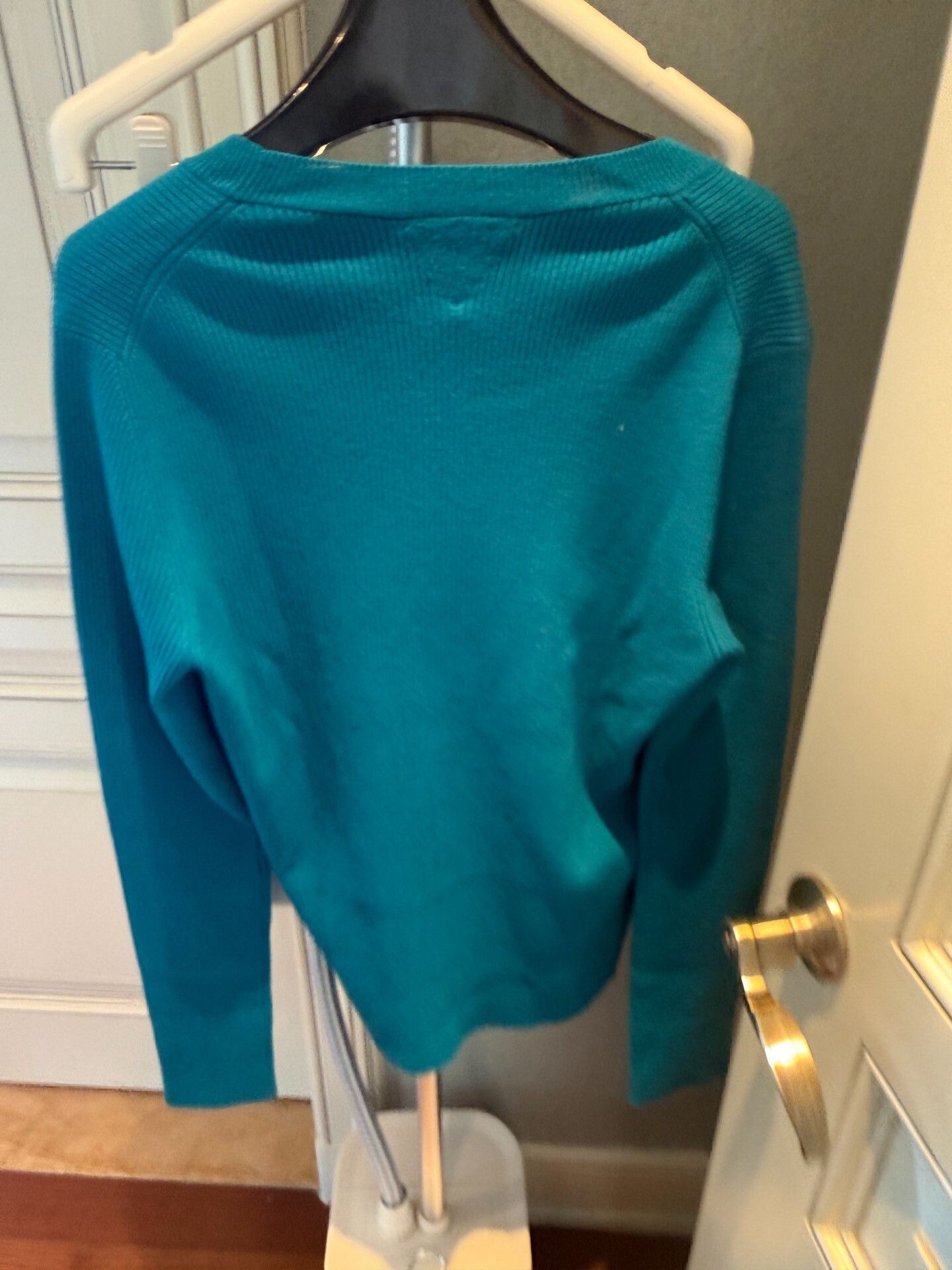 Bottega Veneta Bottega Veneta Blue Wool Knit Cardigan Size US L / EU 52-54 / 3 - 8 Thumbnail