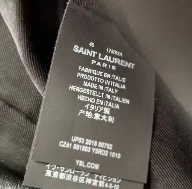 Saint Laurent Paris Saint Laurent Runway Embroidered Leather Jacket Size US S / EU 44-46 / 1 - 9 Thumbnail