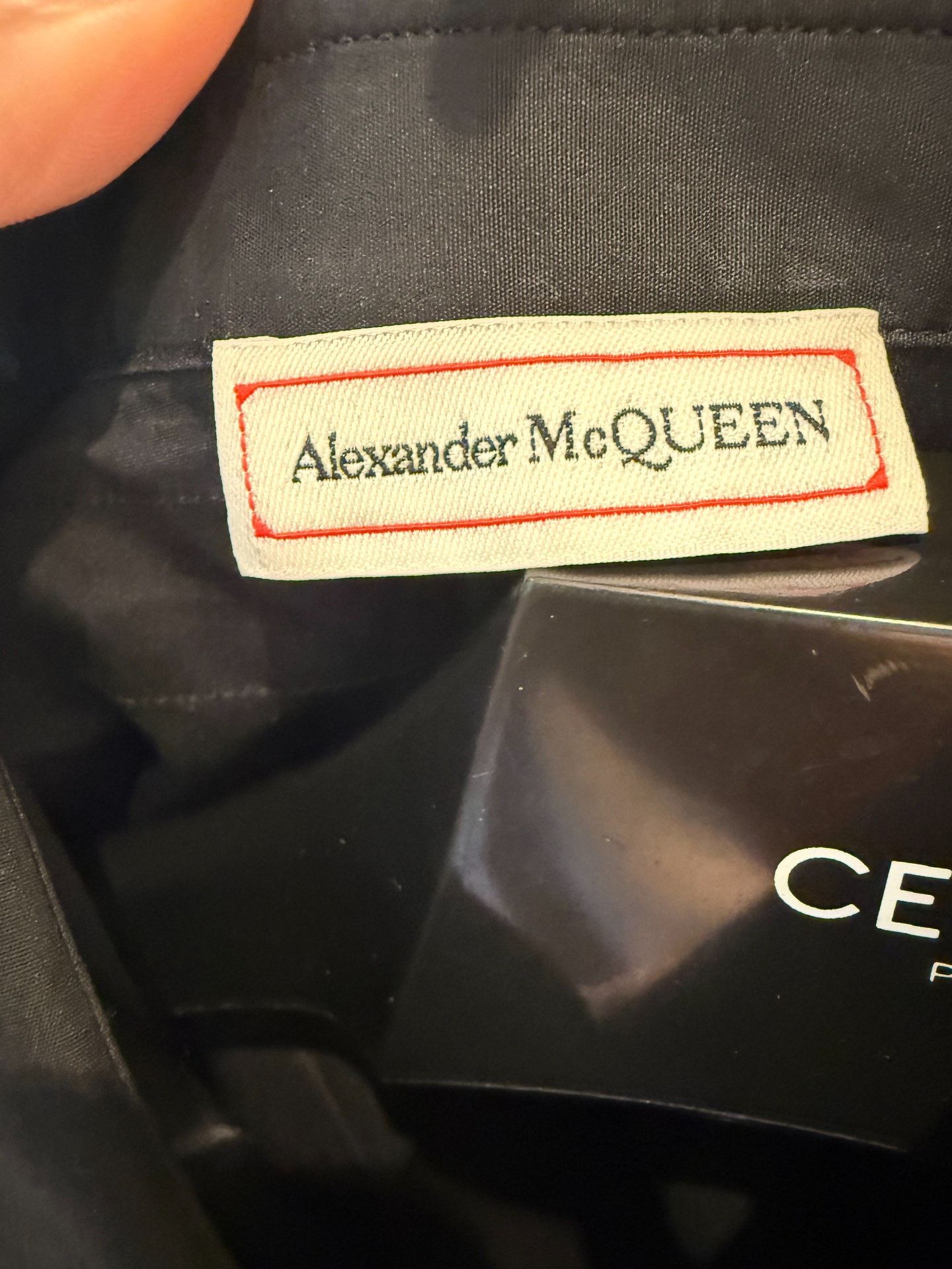 Alexander McQueen Alexander McQueen Black Red Flower Shirt Size US XXS / EU 40 - 5 Thumbnail